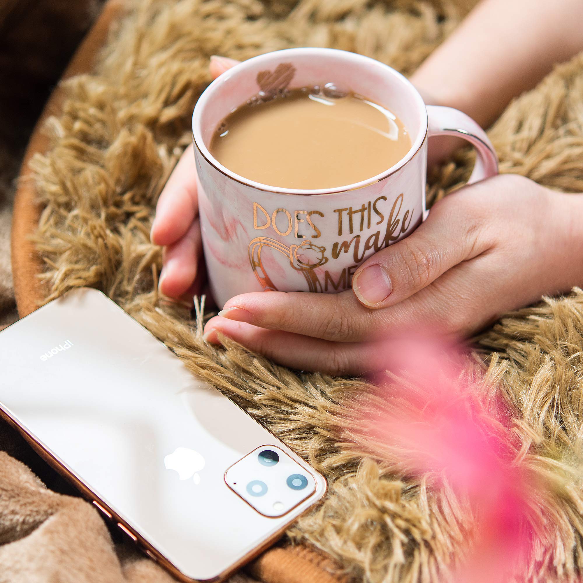 Engagement Gifts for Women - Funny Coffee Mug - Bride To Be Engaged Fiance Novelty Coffee Mugs Gift for Her - Does This Ring Mak