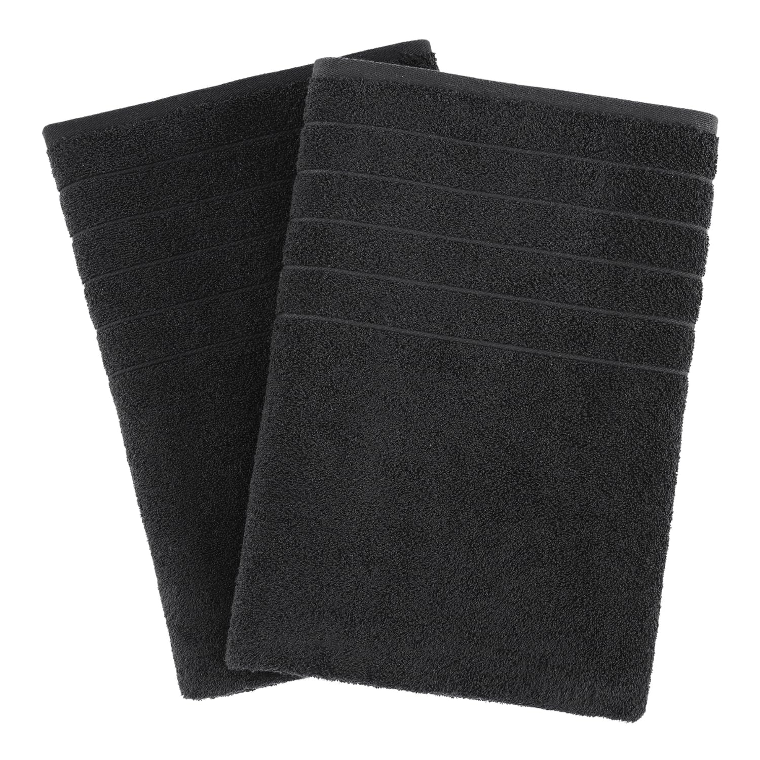 Casa Platino Bath Towel 2 Pack Premium, Large Bath Towels(30''X 60''), 100% Ring Spun Cotton Bath Towel, Lightweight Black Bath