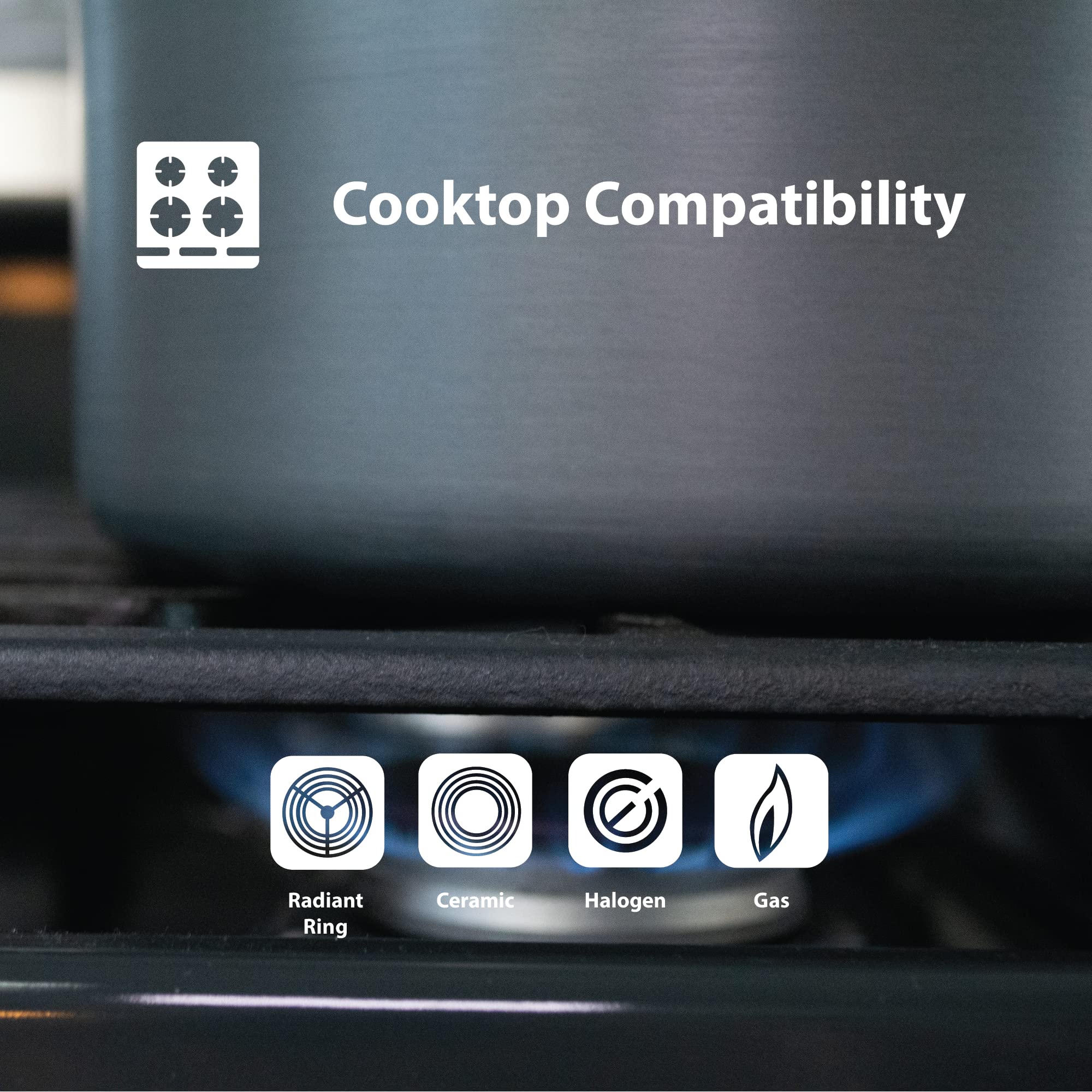 Swiss Diamond 12.5 Inch Frying Pan - Hd Nonstick Diamond Coated Aluminum Skillet - Dishwasher Safe And Oven Safe Fry Pan, Grey