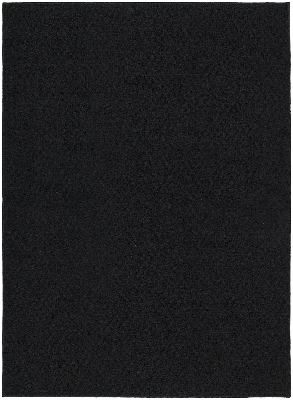 Garland Rug Town Square Black 8 x 10 Stain Resistant Indoor Area Rug