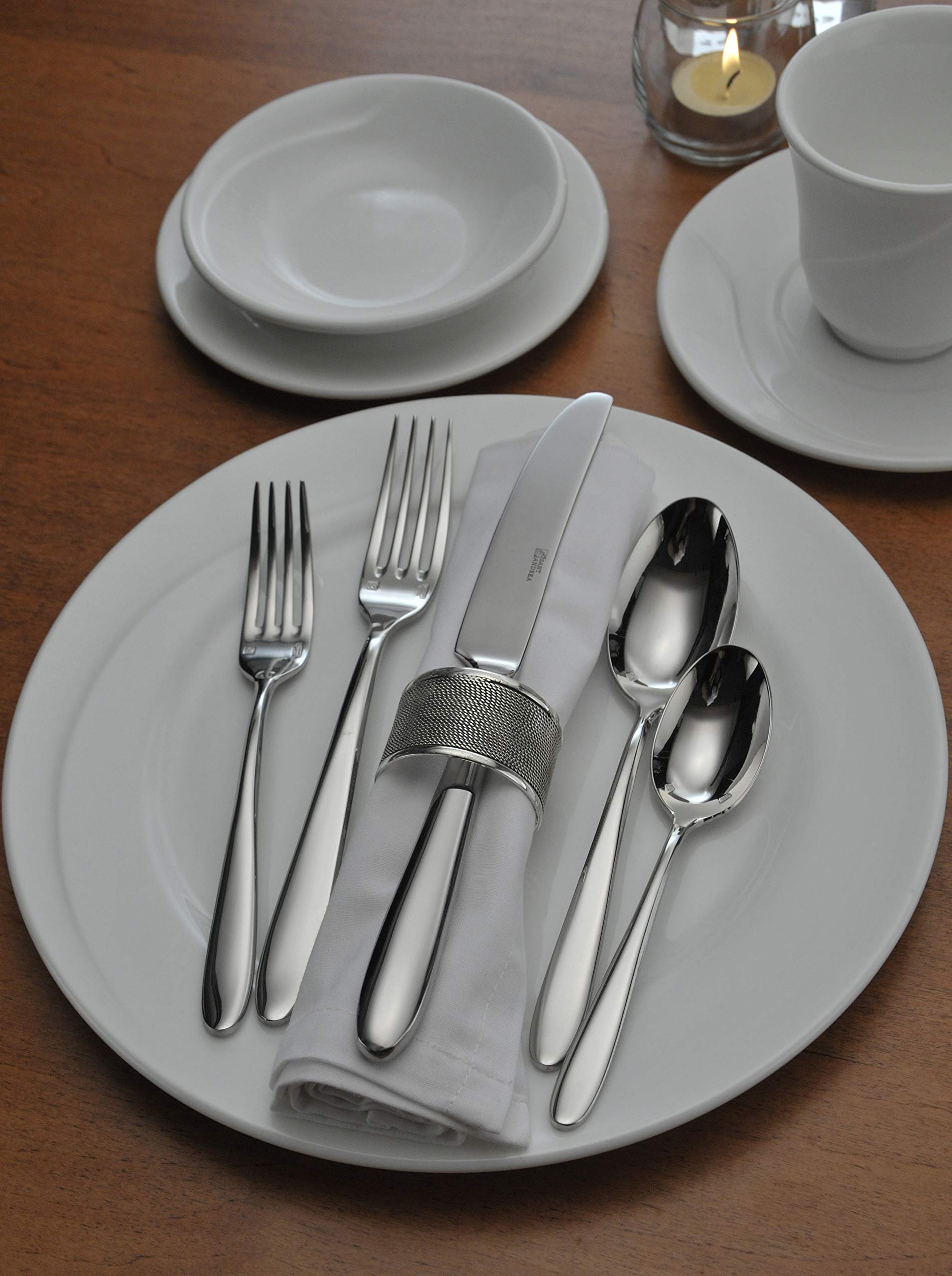 Oneida Foodservice B023Fdif Mascagni Ii Table Forks, 18/0 Stainless Steel, Set Of 12