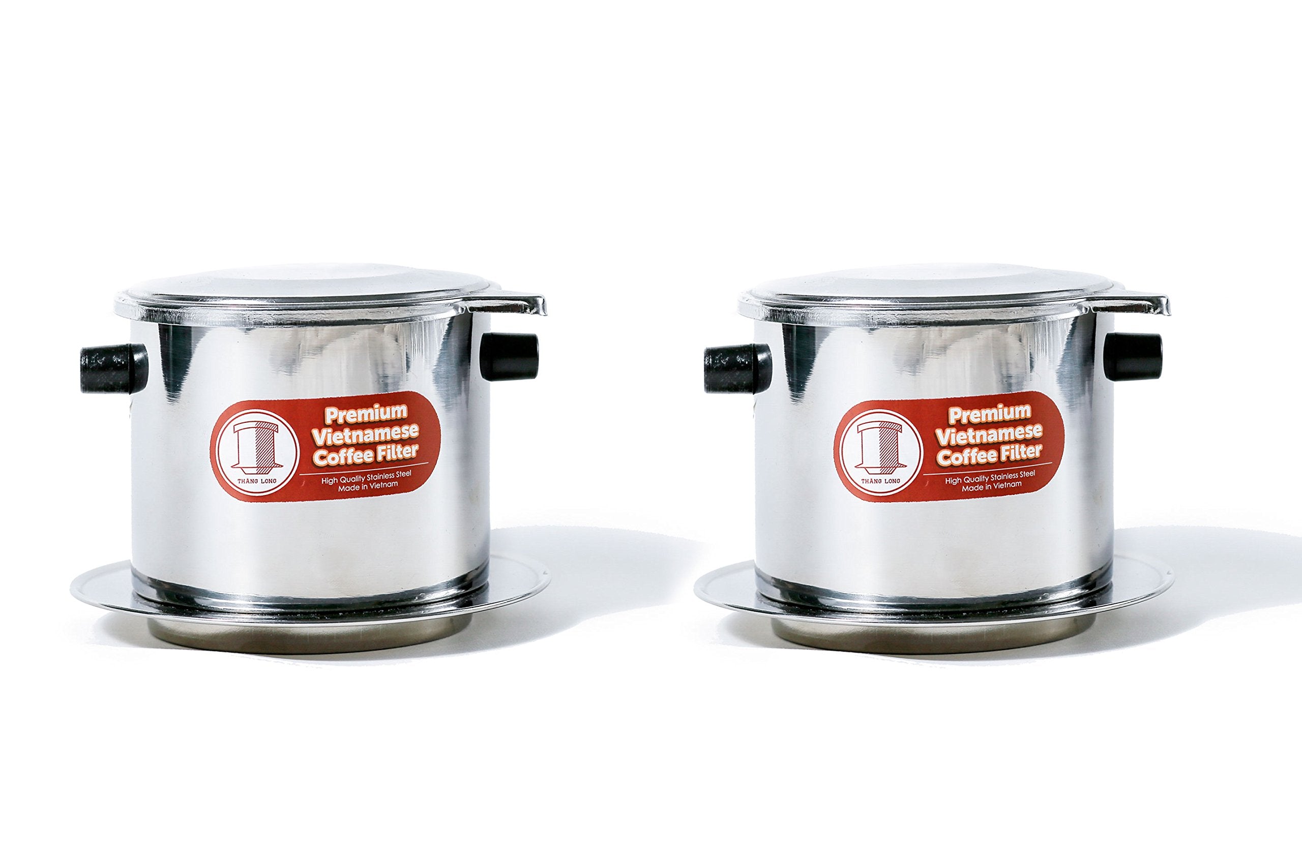 Set Of 2 Vietnamese Traditional Coffee Phin Filter Restaurant Quality Coffee- 15 Ounce