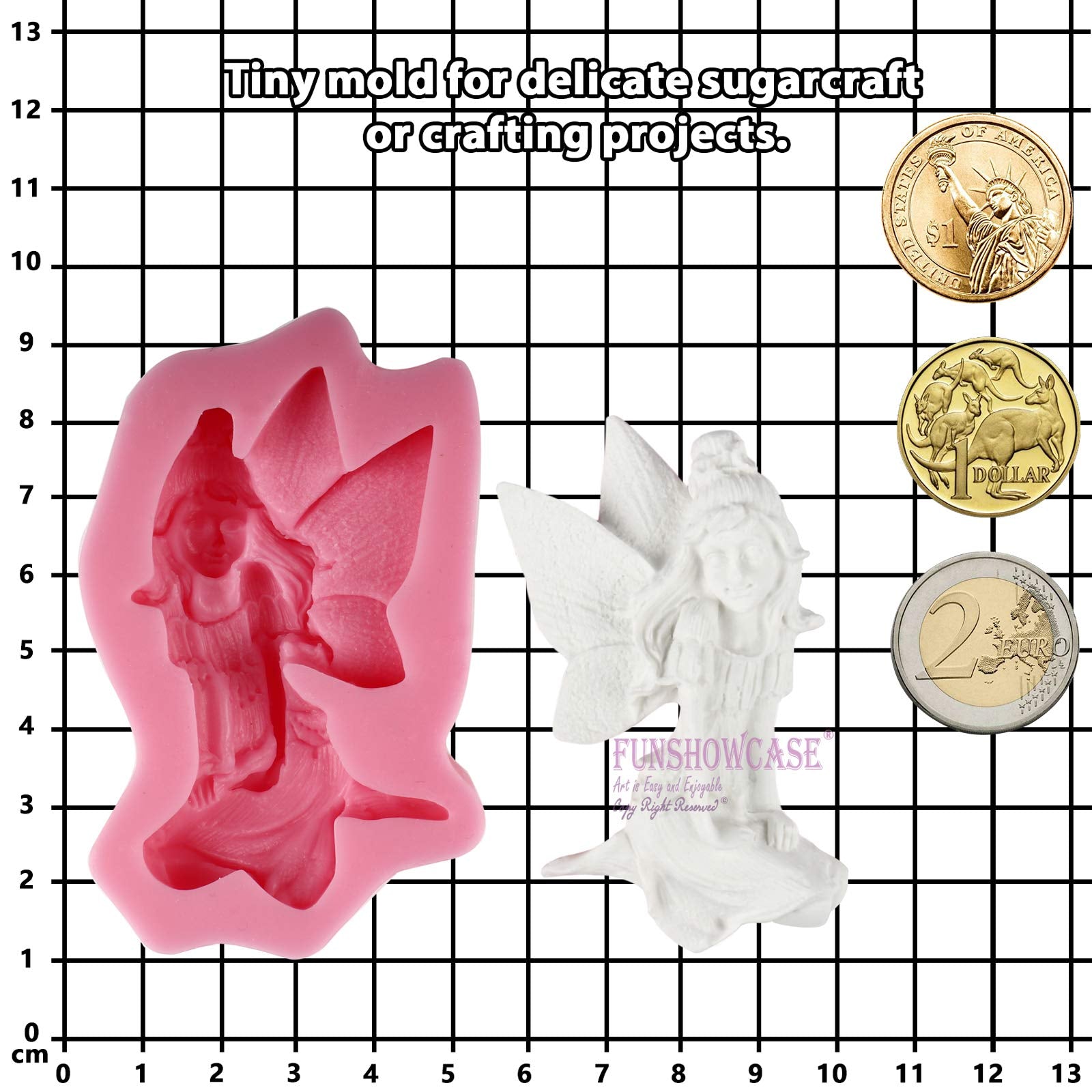 Sitting Elf Fairy Fondant Silicone Mold