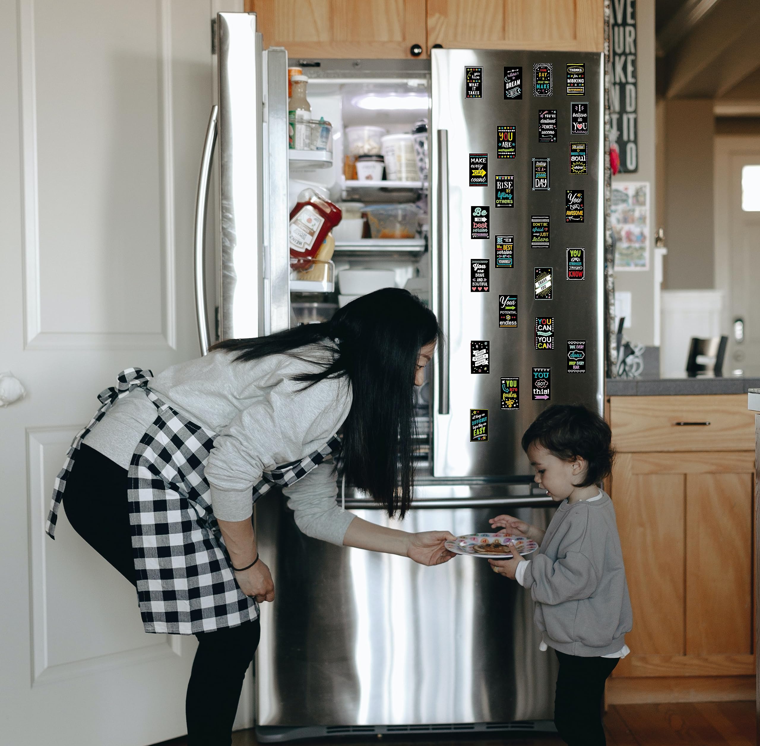 Iconikal Inspirational Sayings & Encouragements Magnets, 2 X 3.5-Inch, 50-Pack