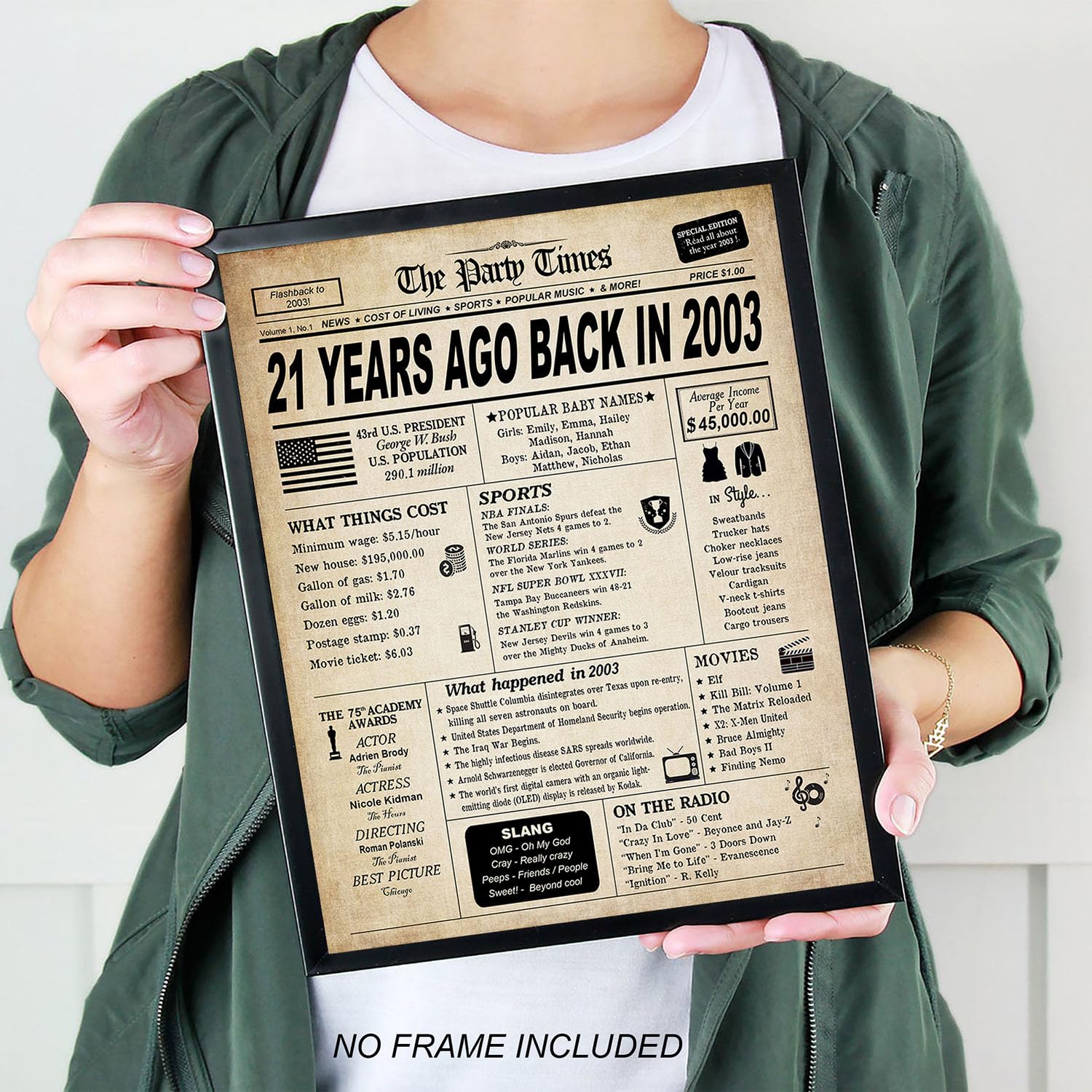 21St Birthday Decorations For Women Or Men, Classy Vintage Table Decor, 21St Birthday Gifts For Him And Her