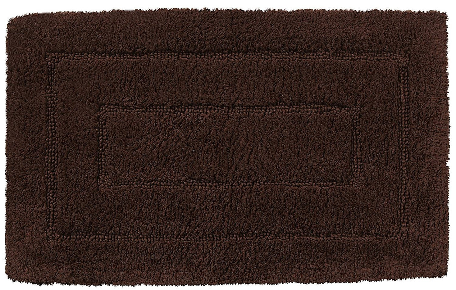 Kassatex Kassa Design Bath Rug  24 by 40-Inch  Chocolate