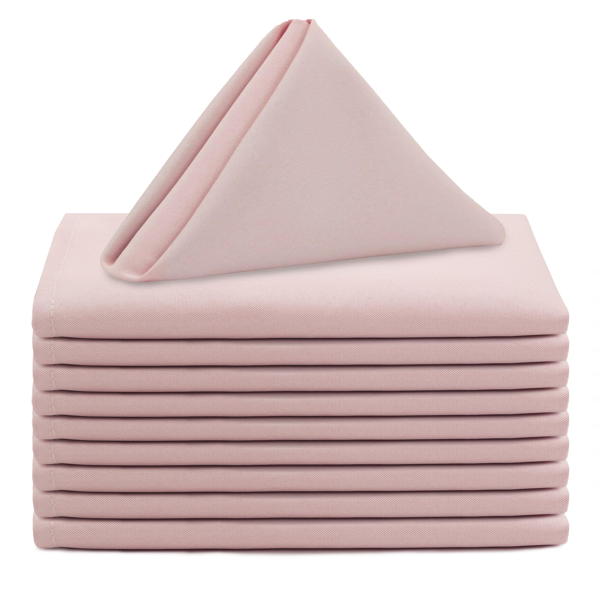 Your Chair Covers Cloth Polyester Napkins, 20 X 20 Inch, Washable Dinner Fabric Linen Napkins With Hemmed Edges For Restaurant,