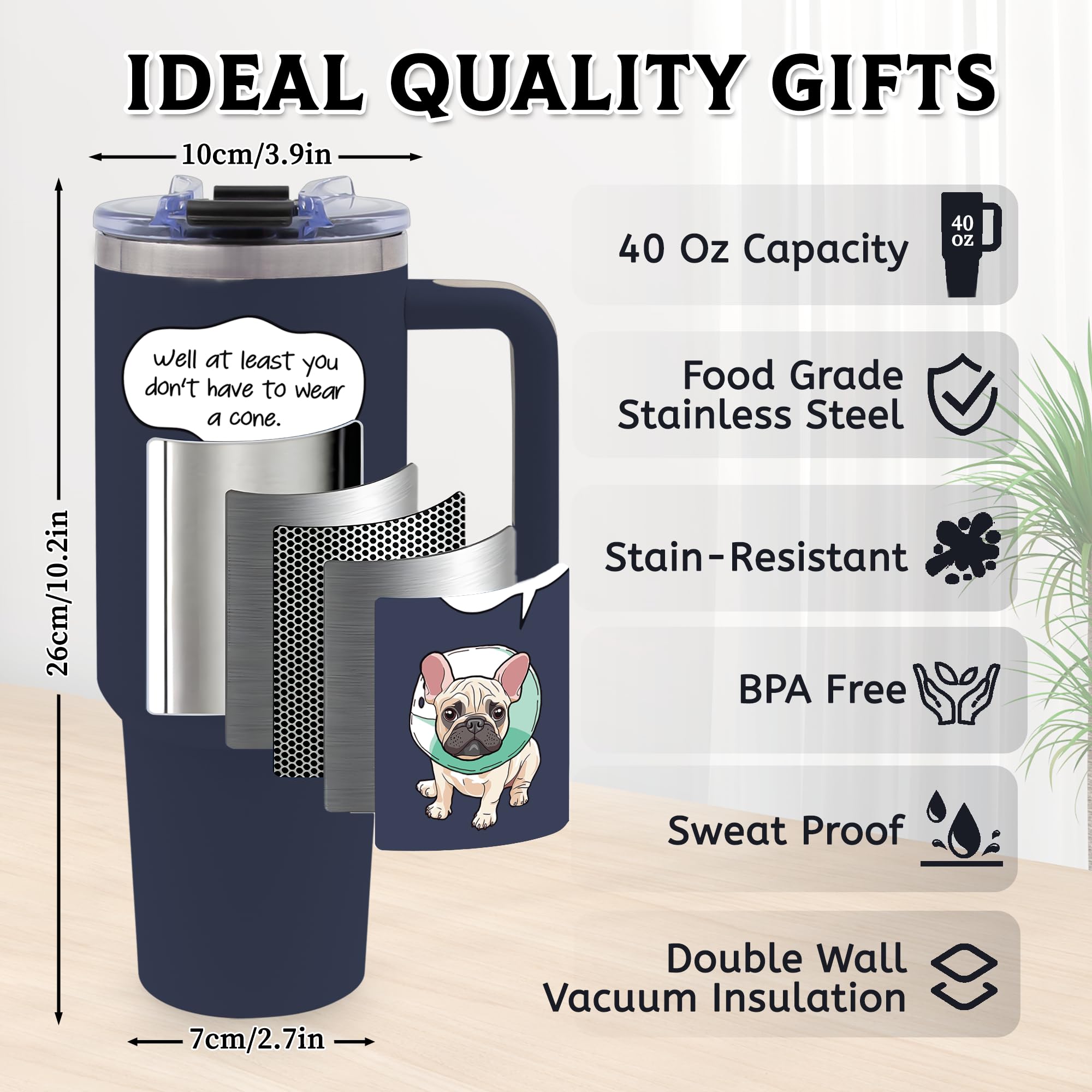 TNASURHUS Funny Get Well Soon Gifts for Men, Women, 40OZ Tumbler with Handle, After Surgery Recovery Gifts for Chemo Patients, C