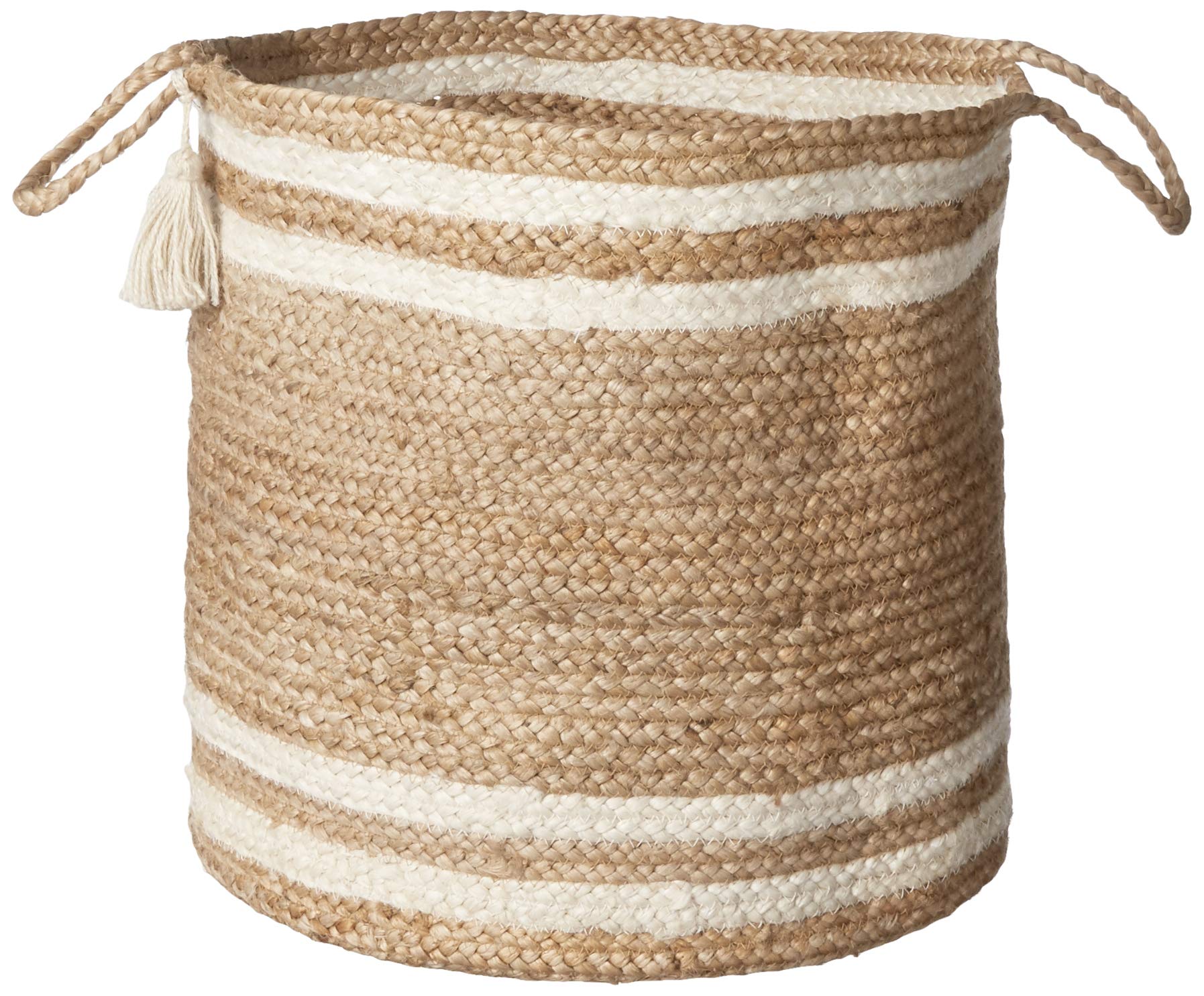 Lr Home Betsy Basket, 19'' X 19'' X 19'', Tan/White