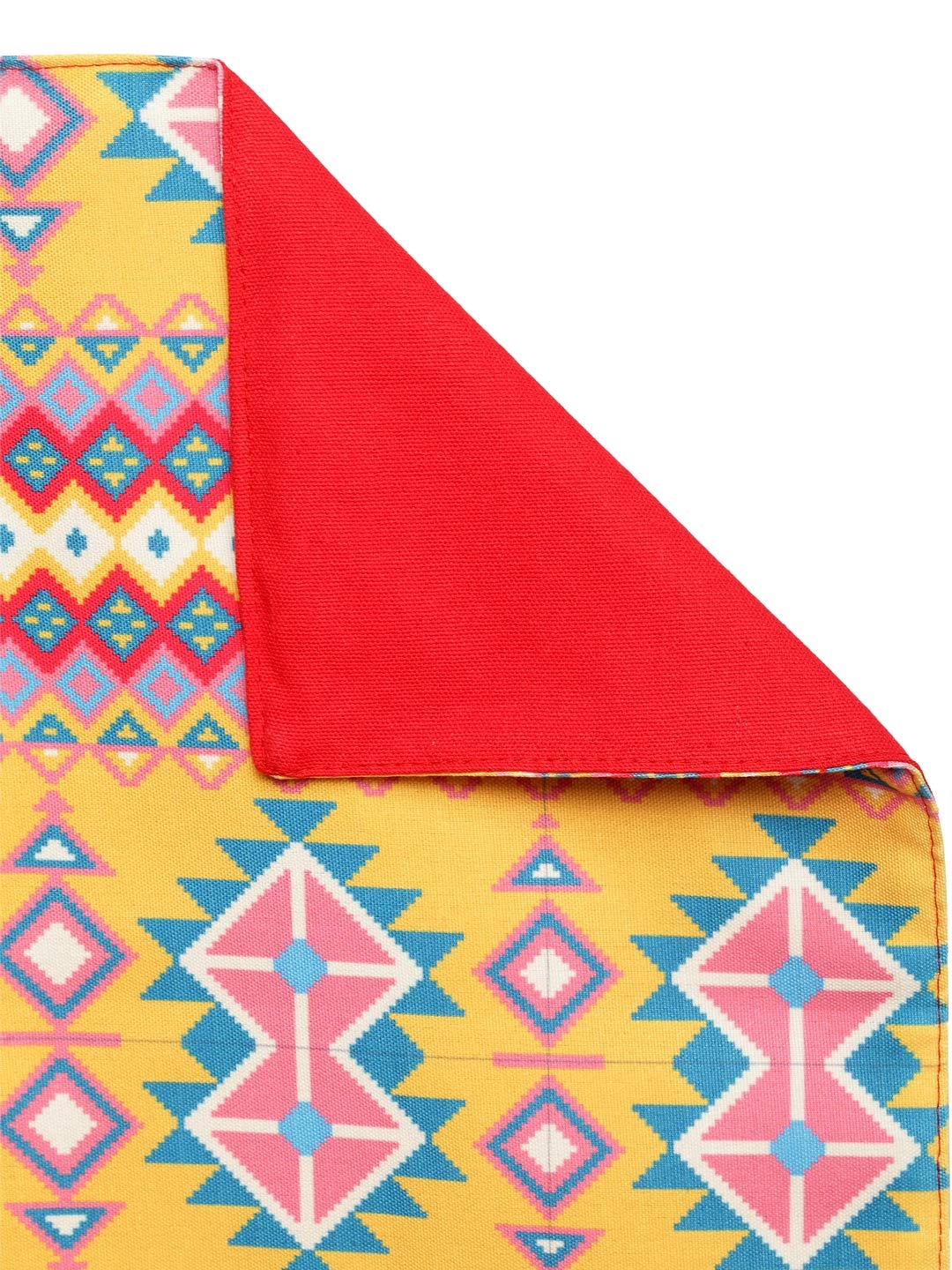 Alina Decor Poly Cotton Abstract Pattern Hd Printed Washable Runner For Dining Table Runner/Table Runner For Dining Table 4-6 Se
