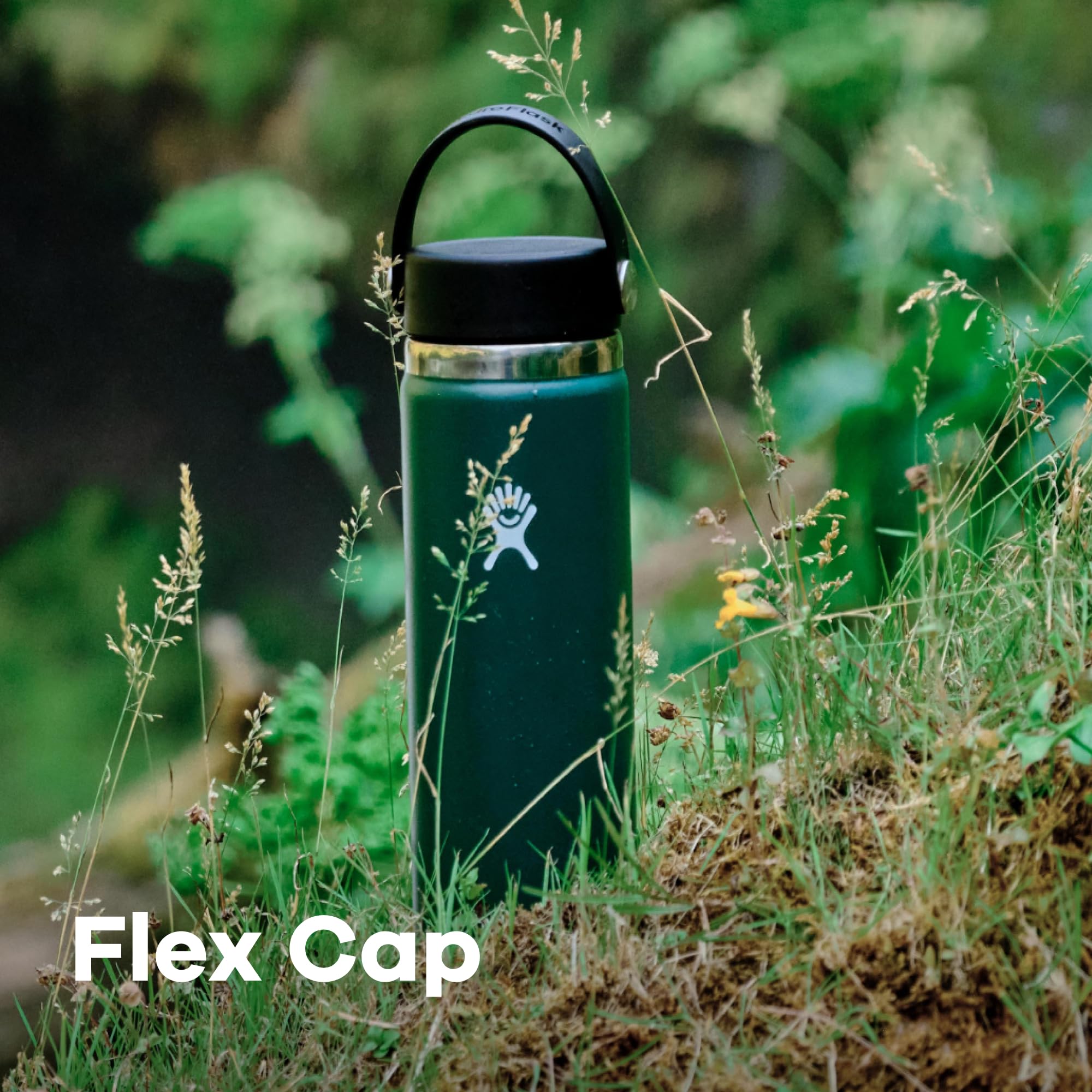 Hydro Flask 32 Oz Wide Mouth Flex Cap Fossil