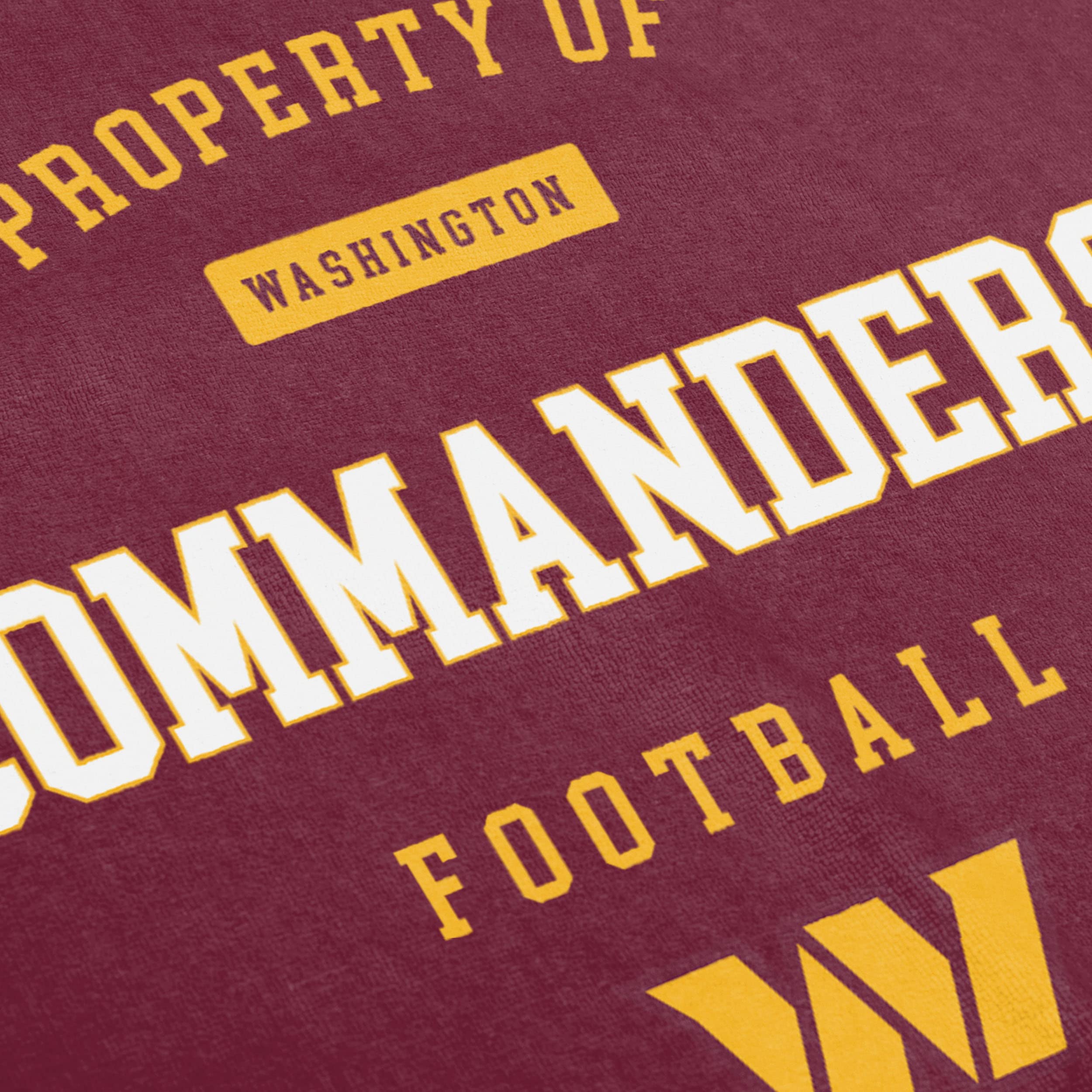 Foco Washington Commanders Nfl Property Of Beach Towel