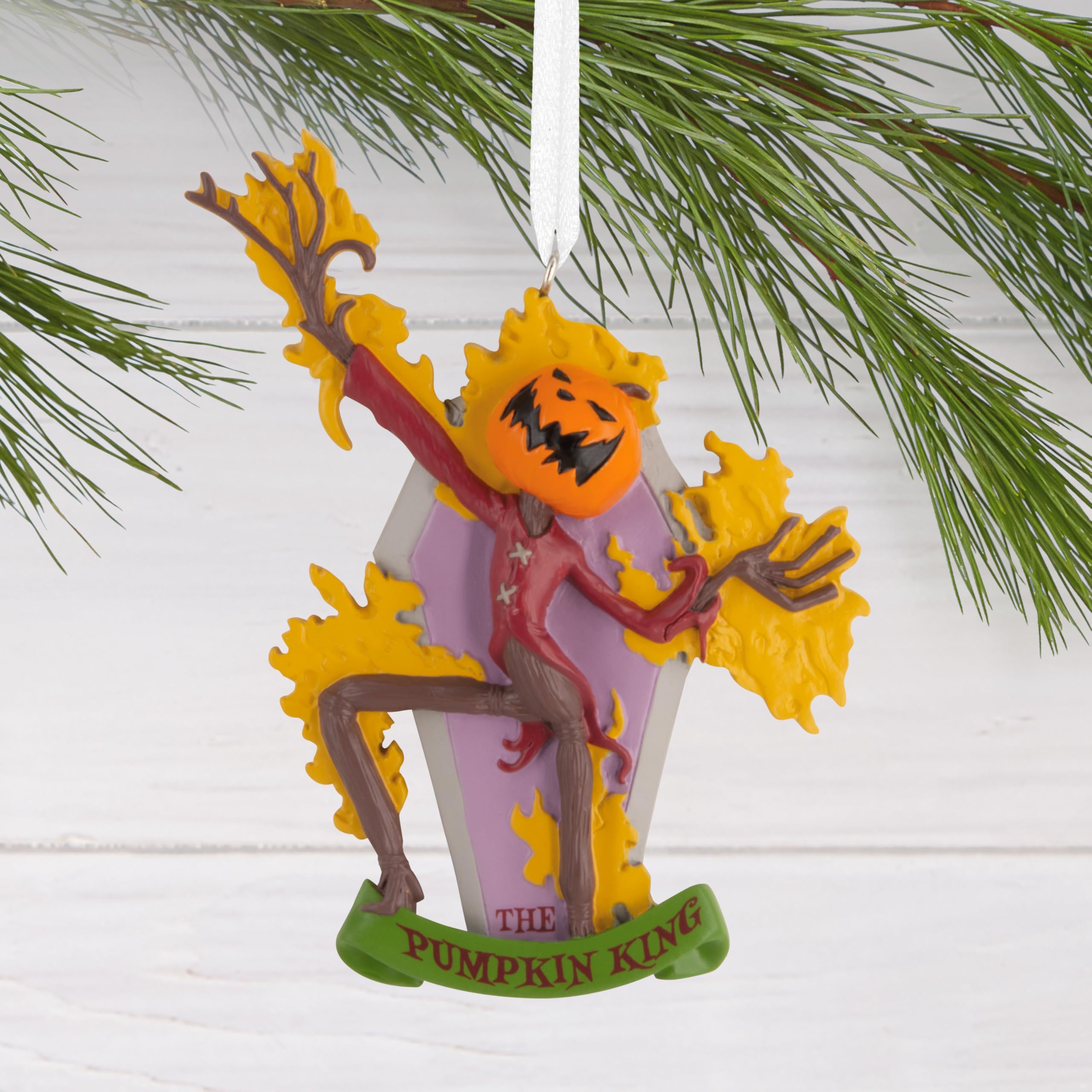 Hallmark Disney Tim Burton s The Nightmare Before Christmas The Pumpkin King Christmas Ornament, Gifts for Disney Fans