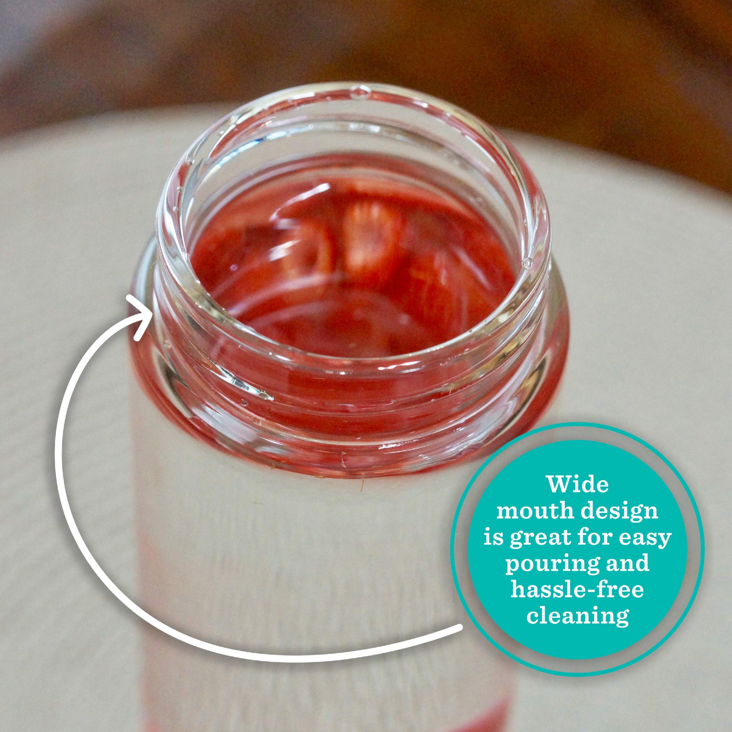 Juice Bottles - 4 Pack Wide Mouth Glass Bottles With Lids - For Juicing, Smoothies, Infused Water, Beverage Storage - 10Oz, Bpa