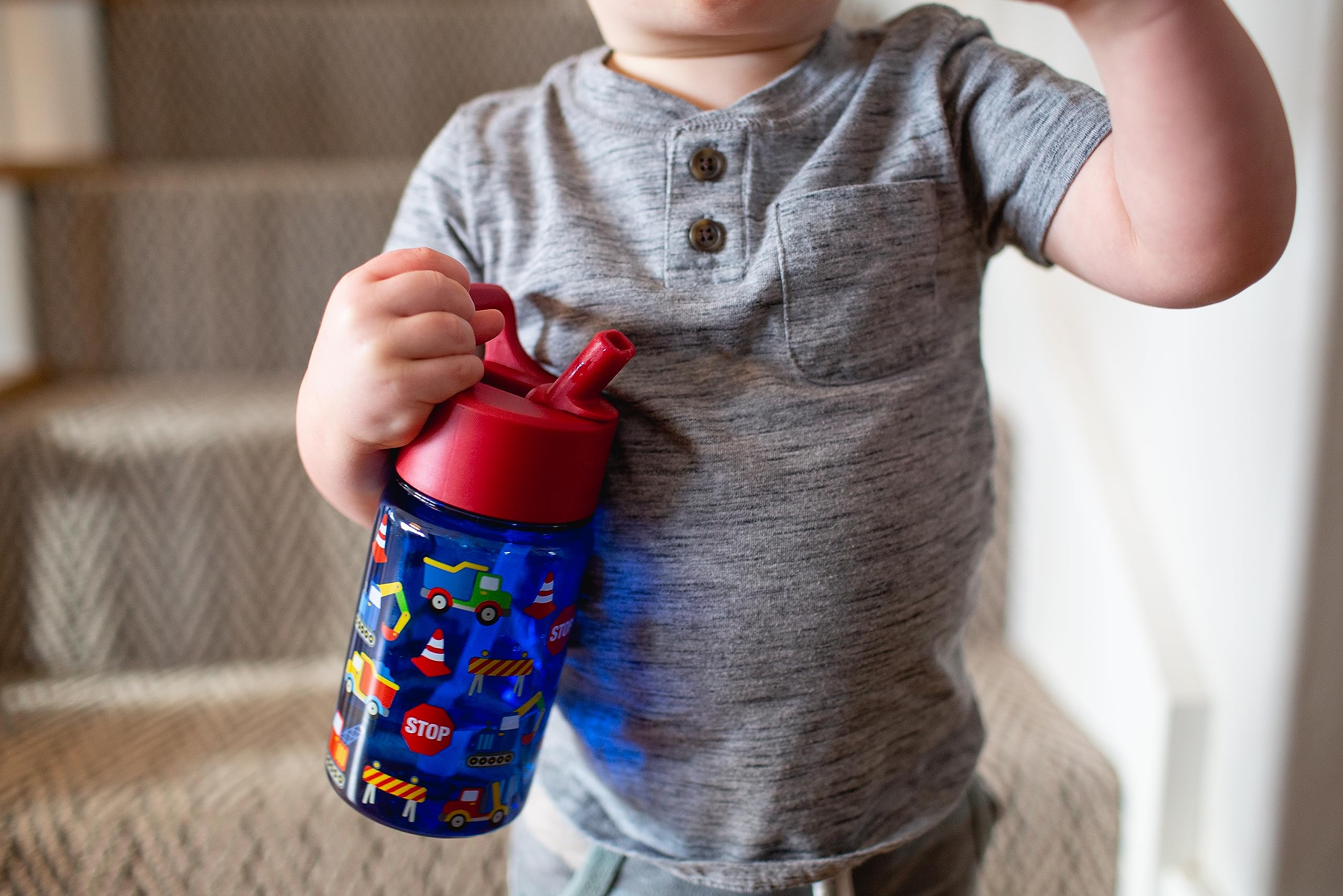 Simple Modern Transformers Kids Water Bottle Plastic Bpa-Free Tritan Cup With Leak Proof Straw Lid | Reusable And Durable For To