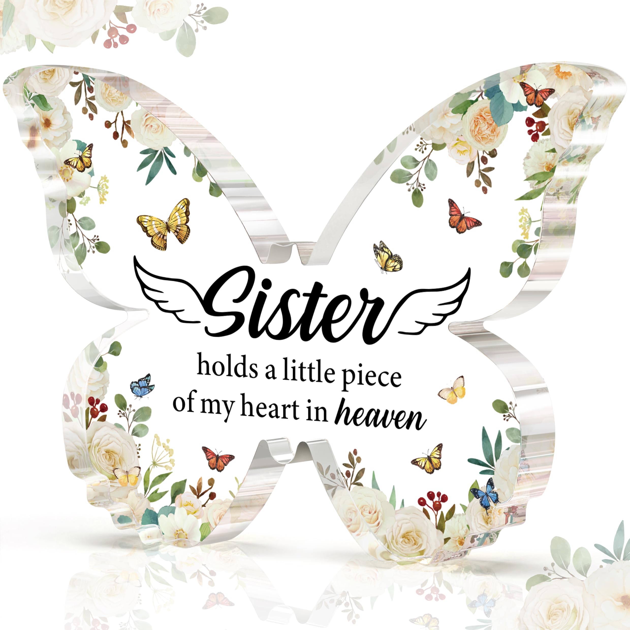 Sympathy Gift for Loss of Sister, Memorial Gifts for Loss of Sister, Loss of a Sister Sympathy Gifts, Miss Sister Paperweight Gi