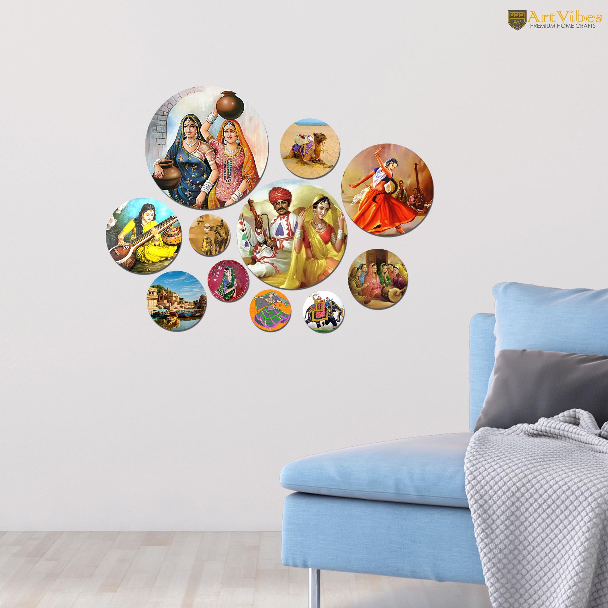 Artvibes Decorative MDF Wooden Wall Hanging Decoration Item For Home | Office | Gift | Decor Art | Livingroom, Bedroom | Stylish