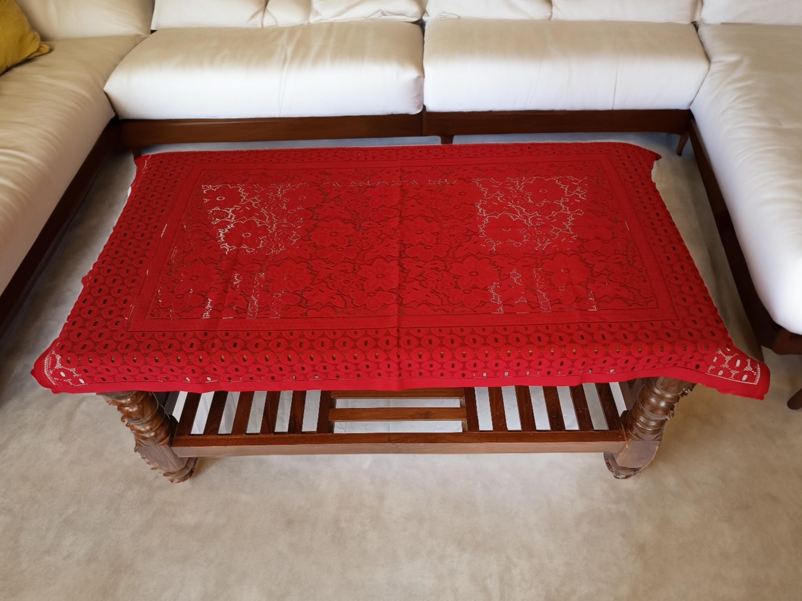 Neelam Water Dust Proof Rectangular Centre Table Cover 30 * 45 Inch