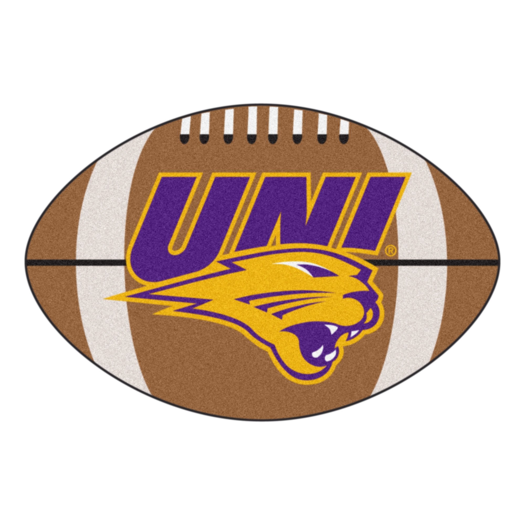 University of Northern Iowa Football Rug