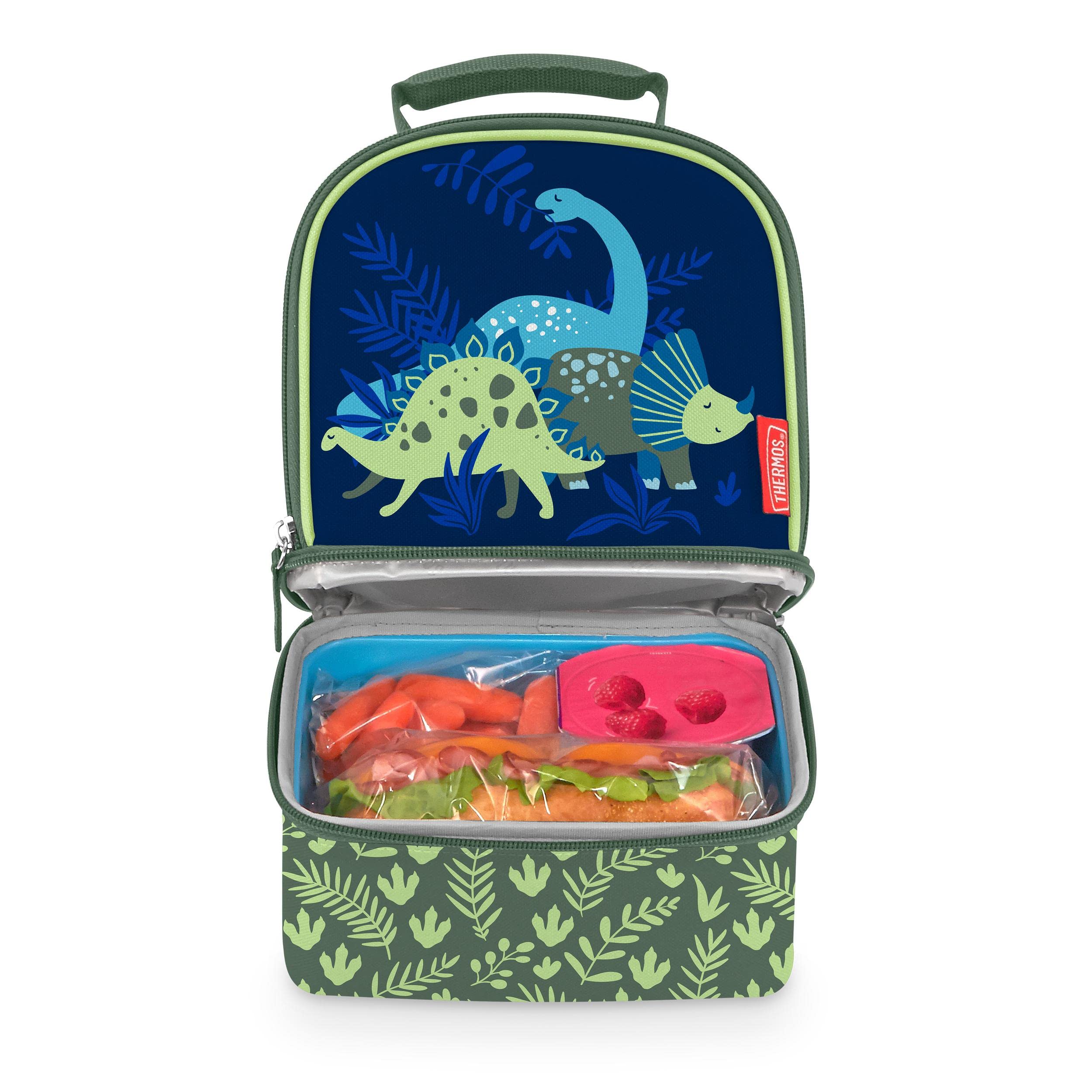 Thermos Non-Licensed Dual Compartment Lunch Box, Dinosaur Kingdom