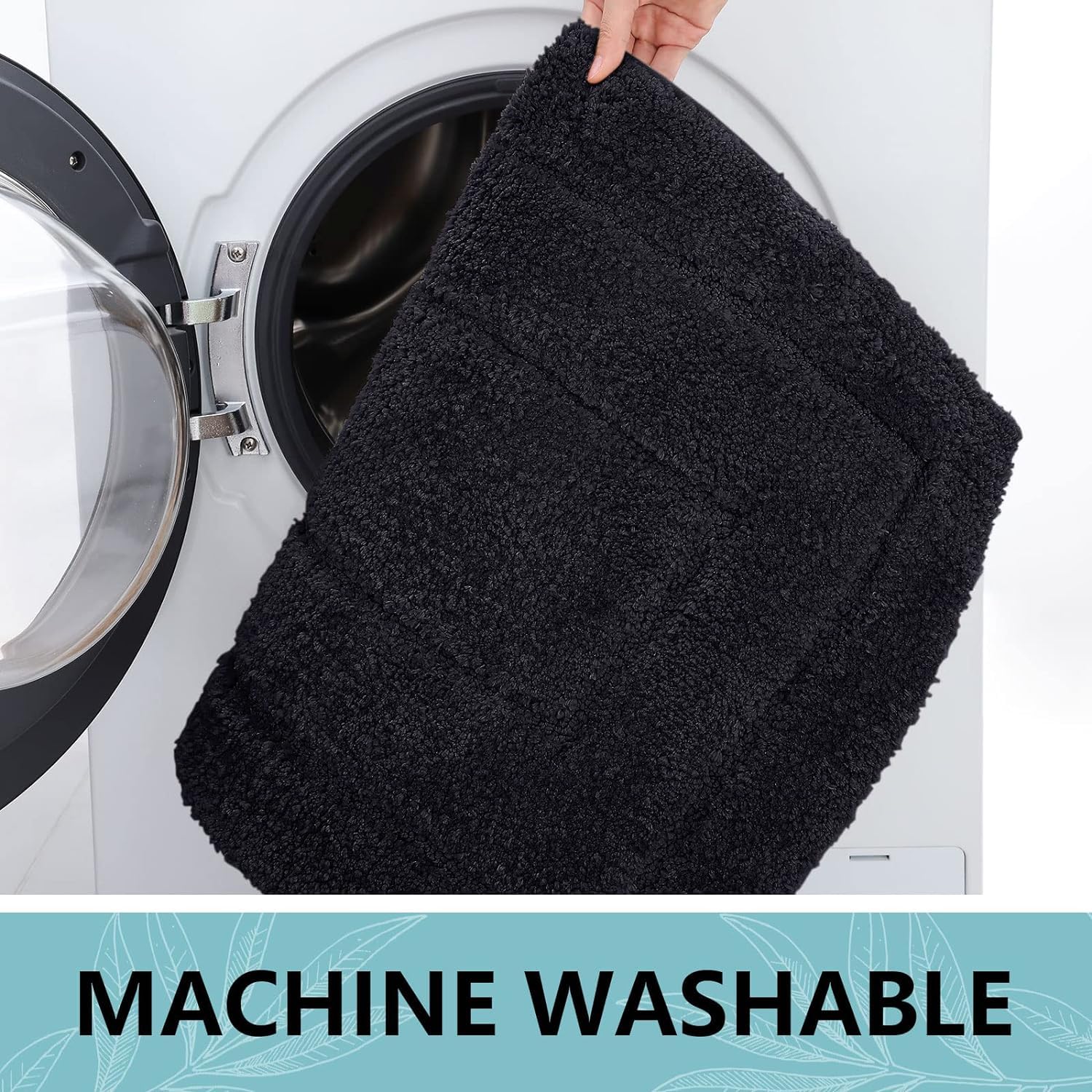 Buganda Bathroom Rugs, 59'' X 20'', Soft And Absorbent Microfiber Bath Rugs, Non-Slip Shaggy Bath Carpet, Machine Wash Dry Bath