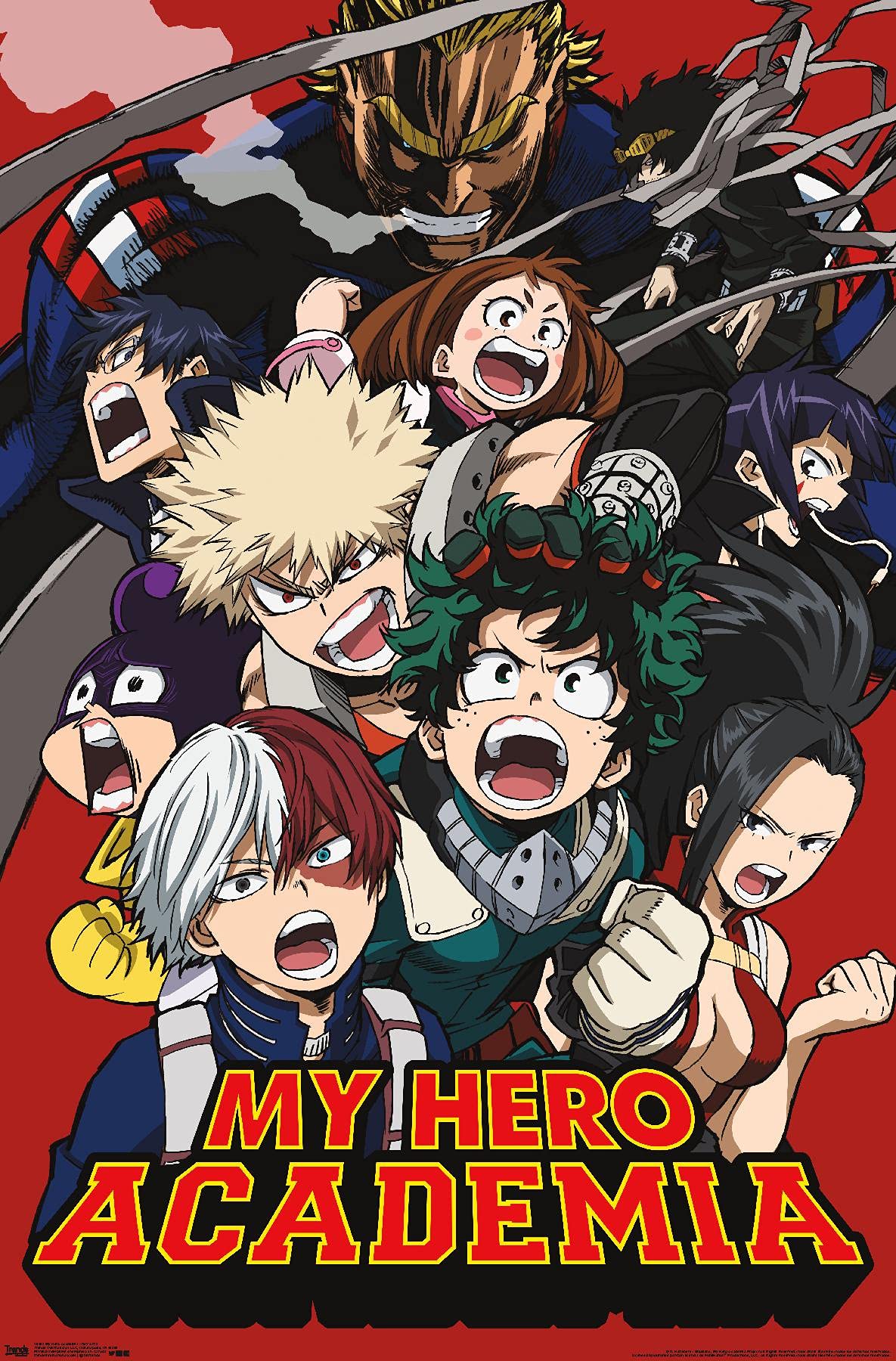 Trends International My Hero Academia - Key Art 2 Wall Poster, 22.4L X 14.7W, Premium Unframed Version