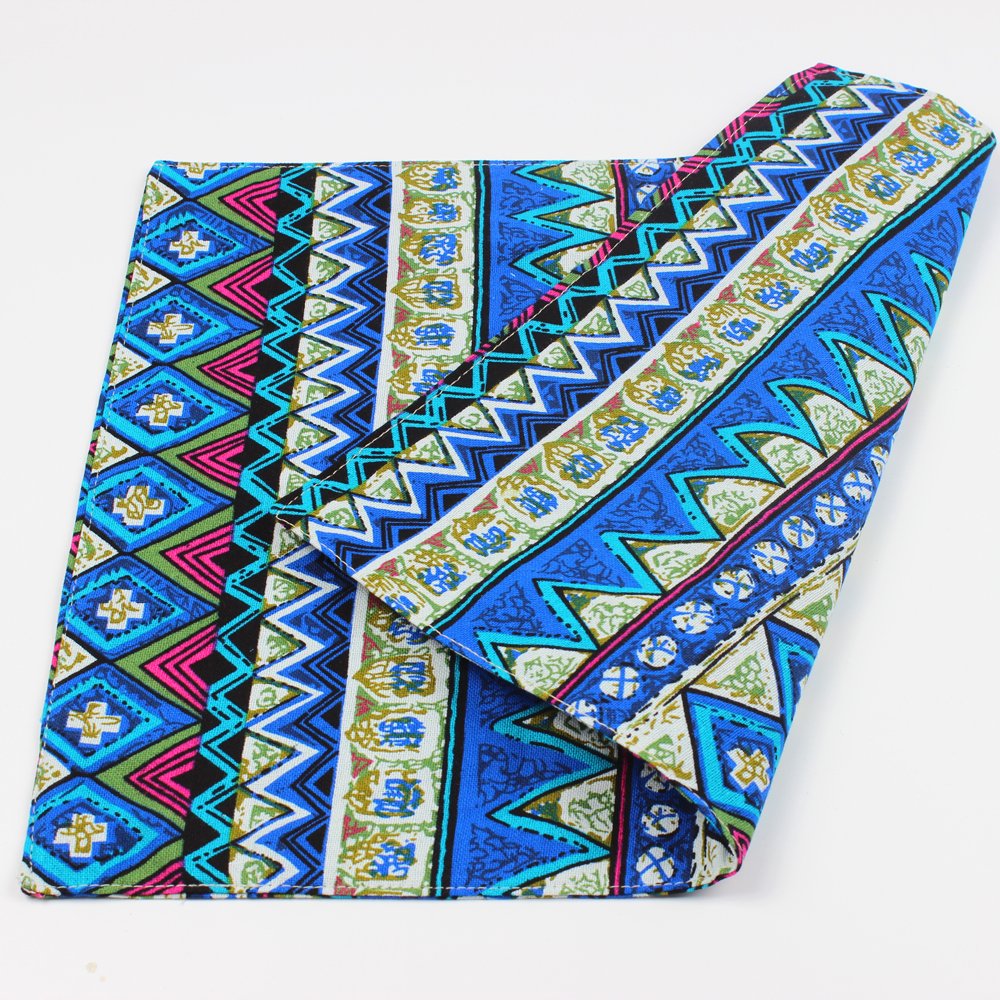 Kepswet Placemats Set Of 4 Washable Reversible Colorful Placemat Dining Table Cotton Linen Kitchen Table Mats Boho 12X18 Inch