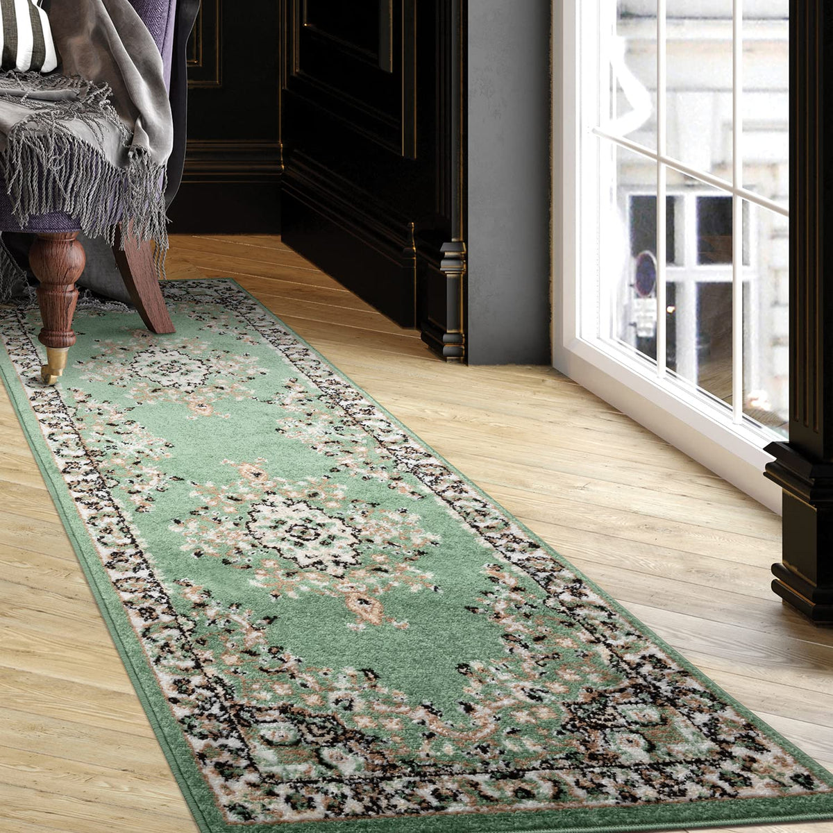 Antep Rugs Oriental 2X7 Traditional Medallion Indoor Runner Rug Siesta ...