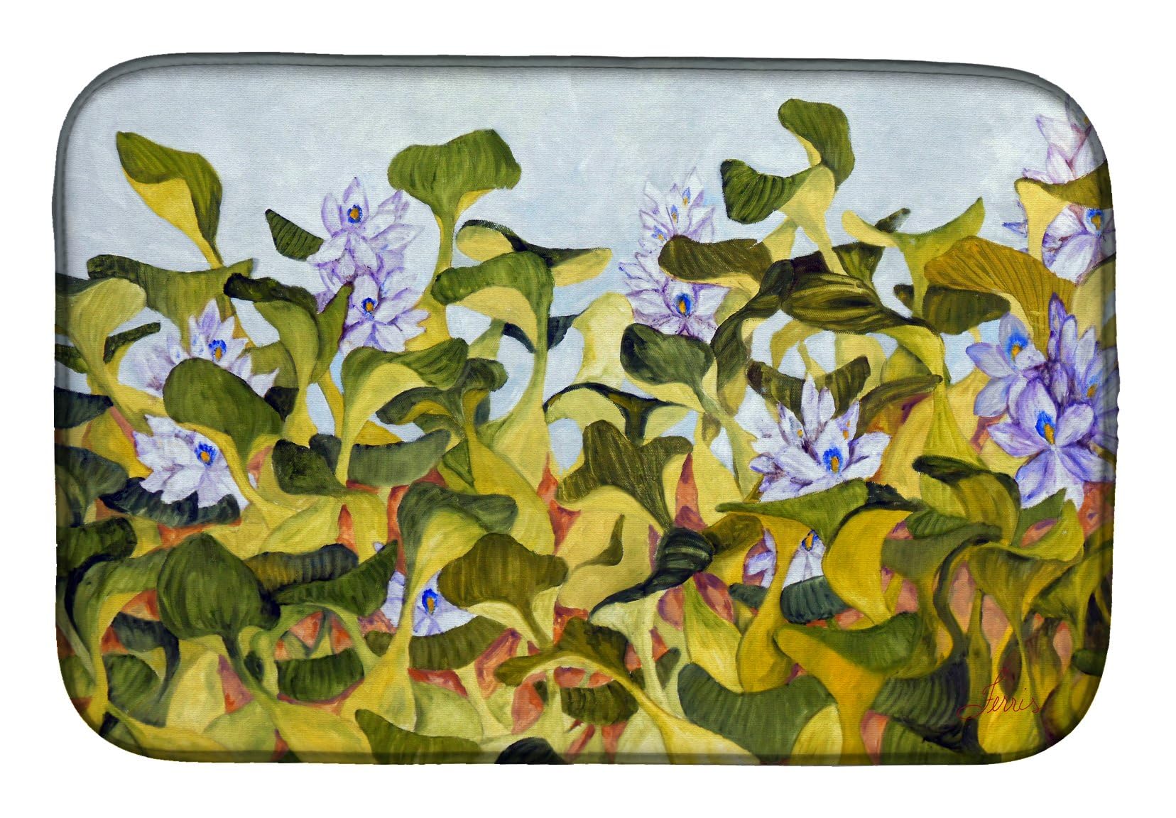 Caroline'S Treasures Fhc1004Ddm Water Hyacinth Dish Drying Mat Absorbent Dish Drying Mat Pad For Kitchen Counter Dish Drainer Ma