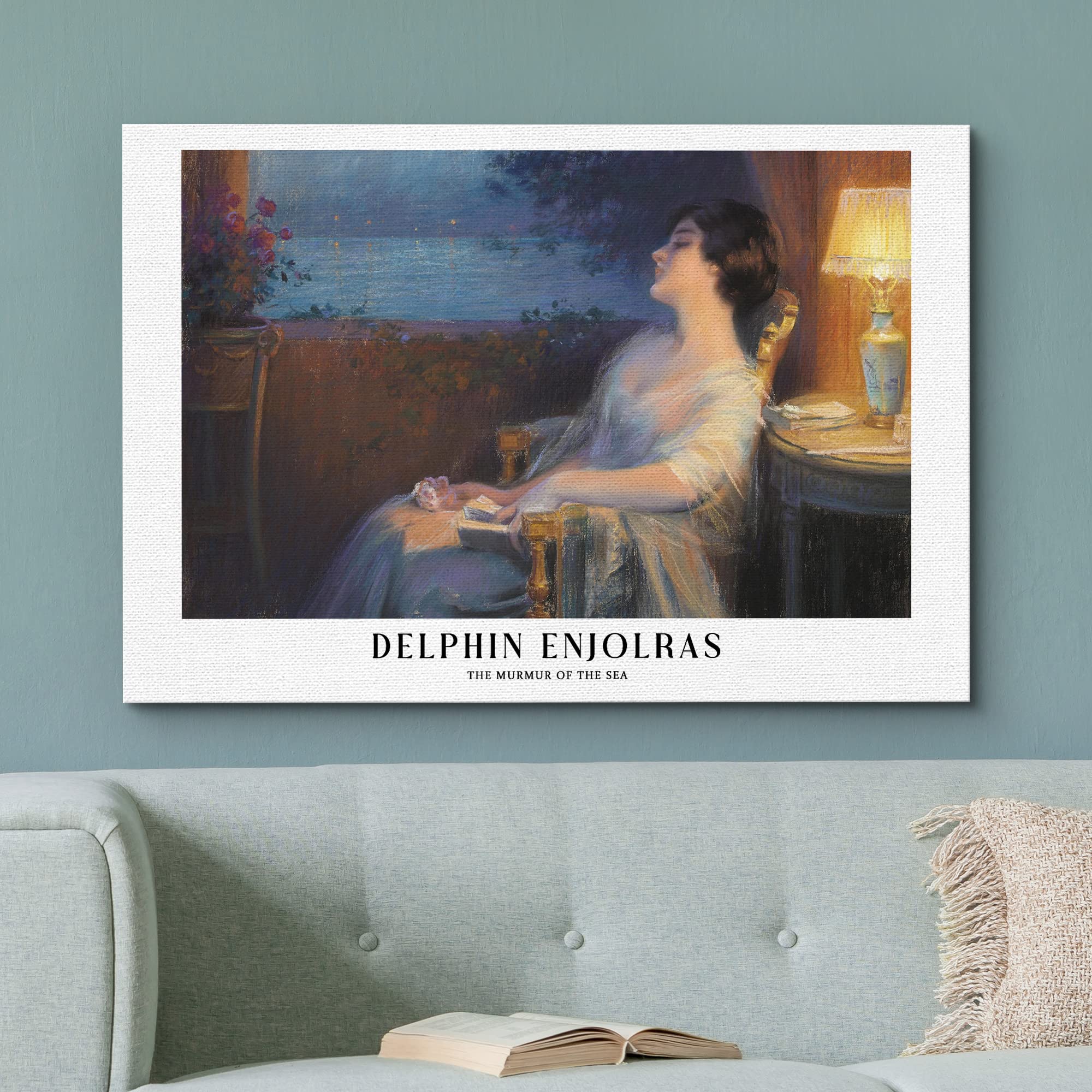 Wall26 Canvas Print Wall Art The Murmer Of The Sea By Delphin Enjorlas Historic Classical Illustrations Fine Art Decorative Vint