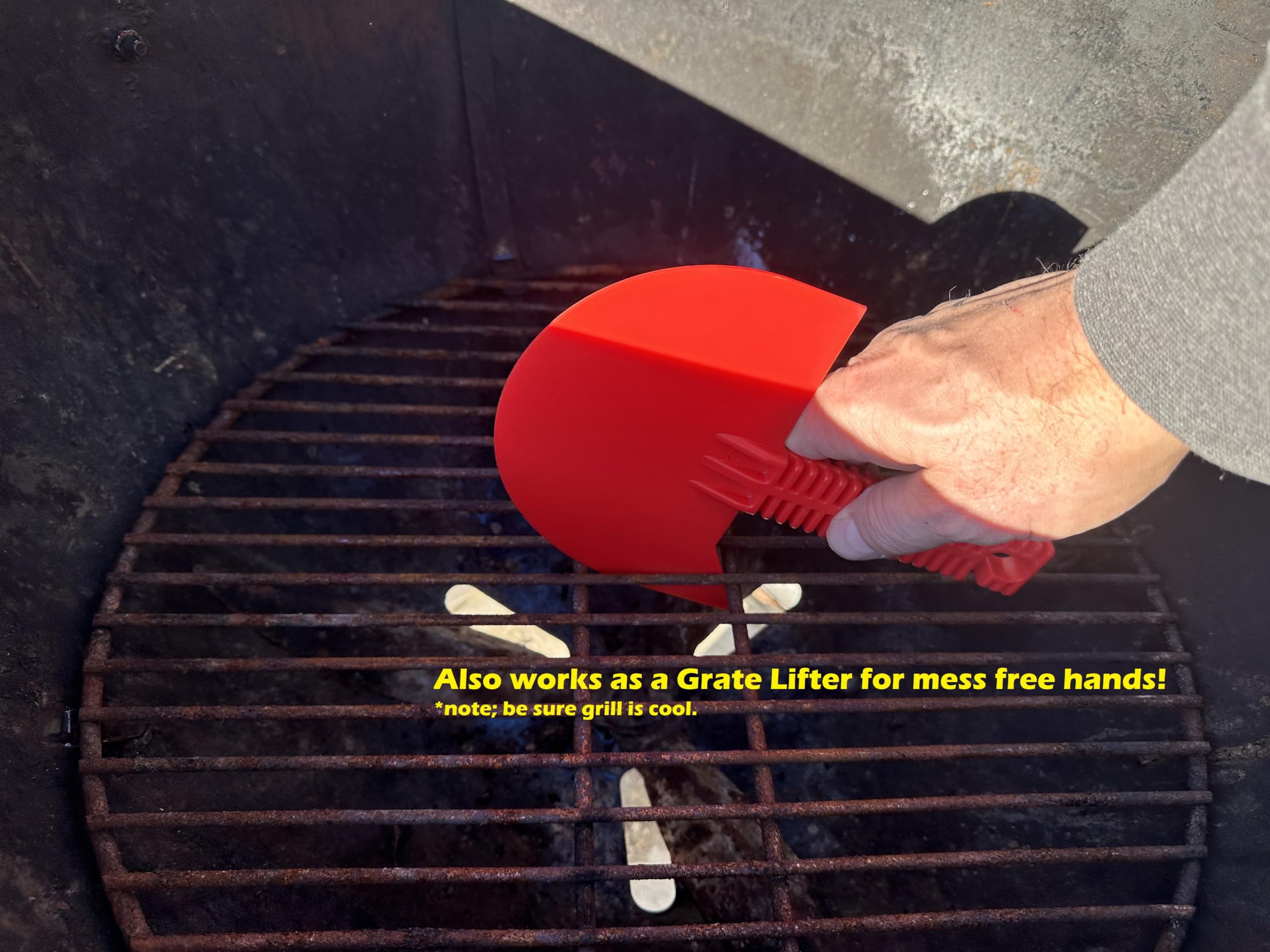 Lavalock Smok-N-Scrape Grill And Smoker Scraper, Residue Remover Cleaning Tool For Weber Kettle, Weber Smokey Mountain, Uds, Wsm