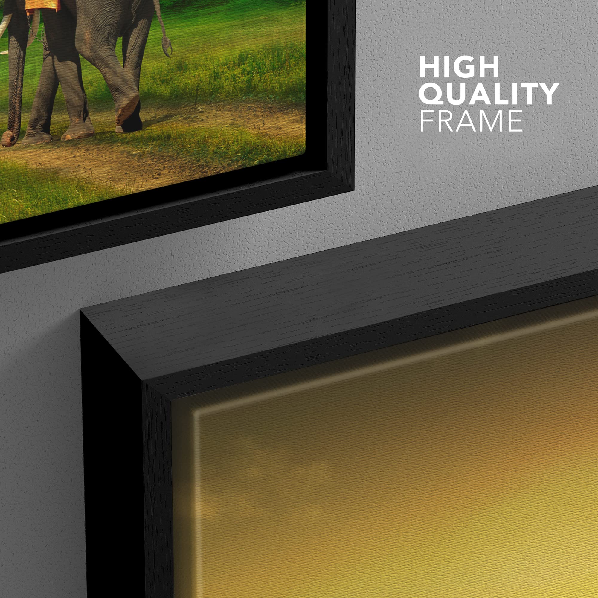 Wall26 - Framed Canvas Prints Wall Art - Sunset Thai Countryside Thailand | Modern Wall Decor/Home Decoration Stretched Gallery