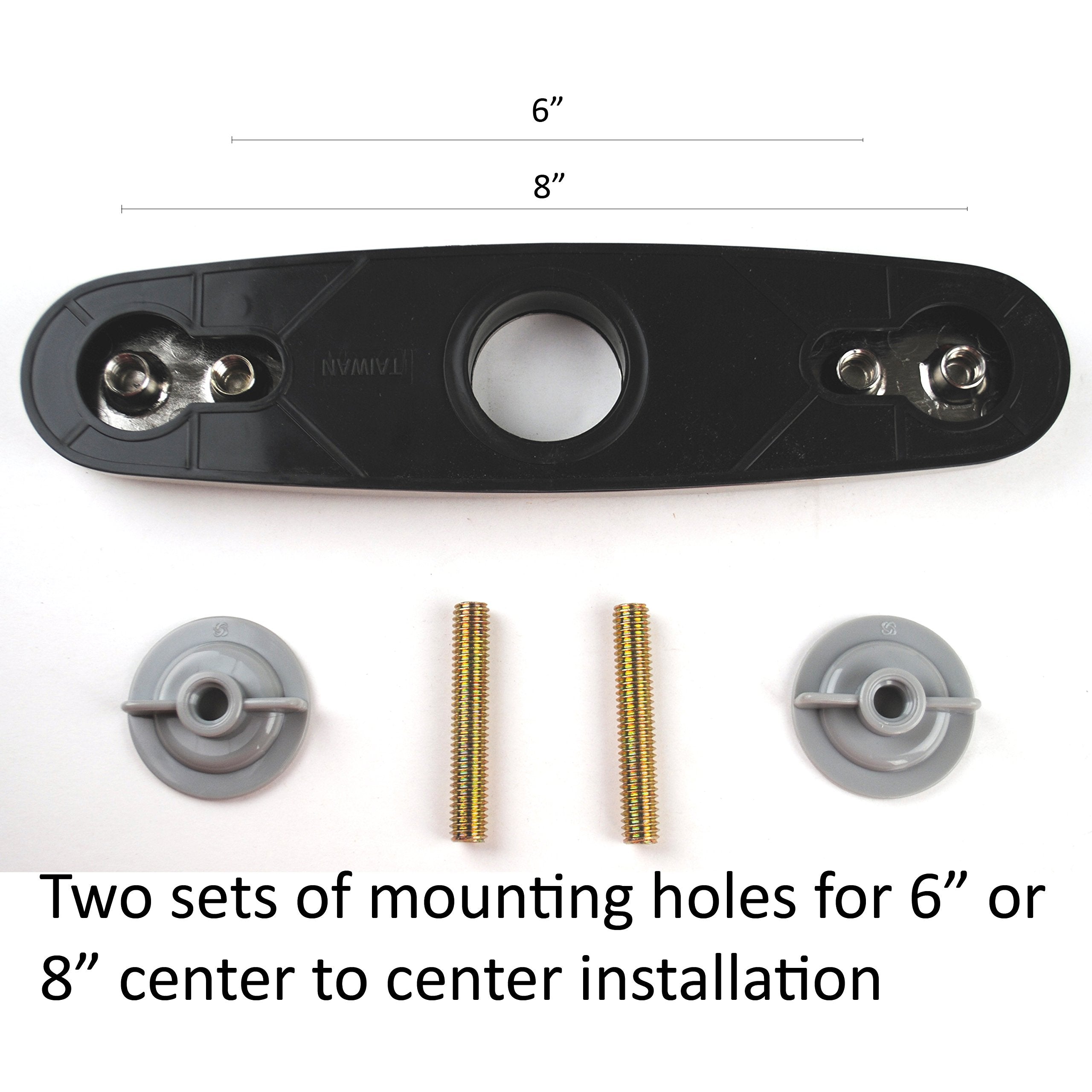 Laguna Brass 1920Cp 10'' Kitchen Sink Faucet Deck Plate, Chrome Finish