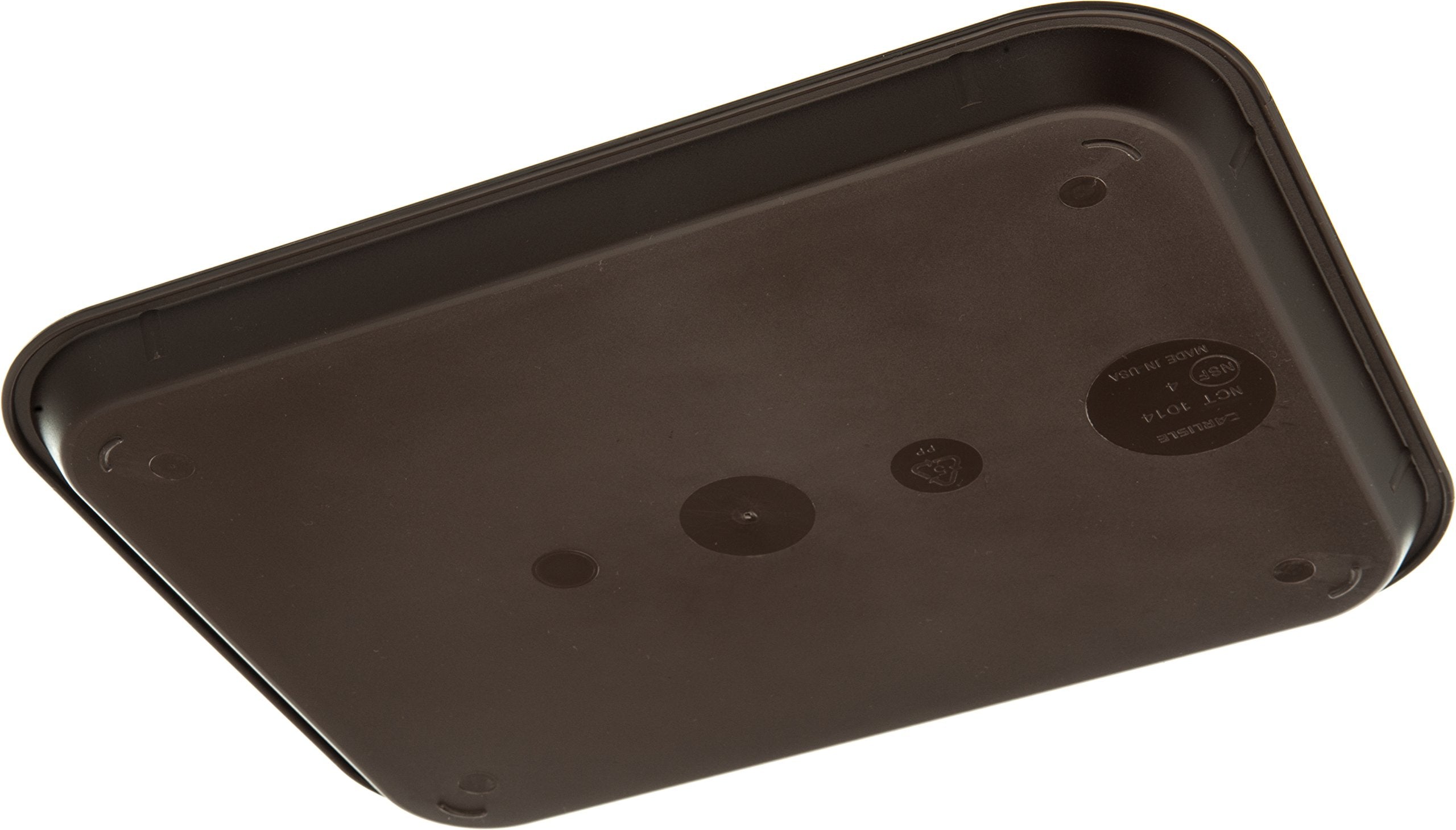 Carlisle Foodservice Products Ct101469 Cafe Standard Plastic Cafeteria/Fast Food Tray, Nsf Certified, Bpa Free, 14'' Length X 10