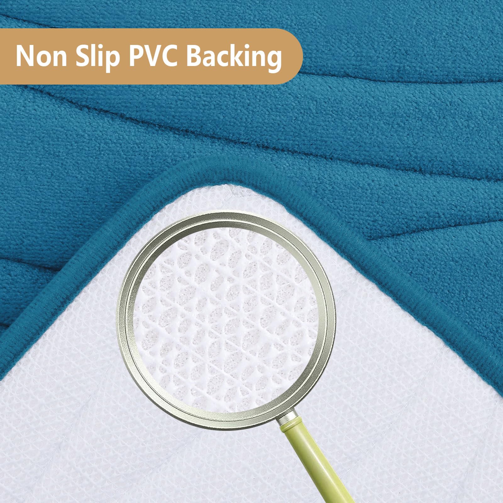 Buganda Memory Foam Bathroom Rug Mat 59X24, Extra Soft And Absorbent Bath Mats, Non-Slip And Machine Washable Bath Rugs For Bath