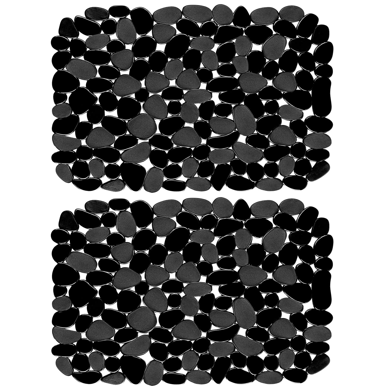 Coopay Kitchen Sink Mat Pebble Sink Mat Pvc Eco-Friendly Kitchen Adjustable Stainless Steel/Porcelain Dish Drying Pad Sink Prote