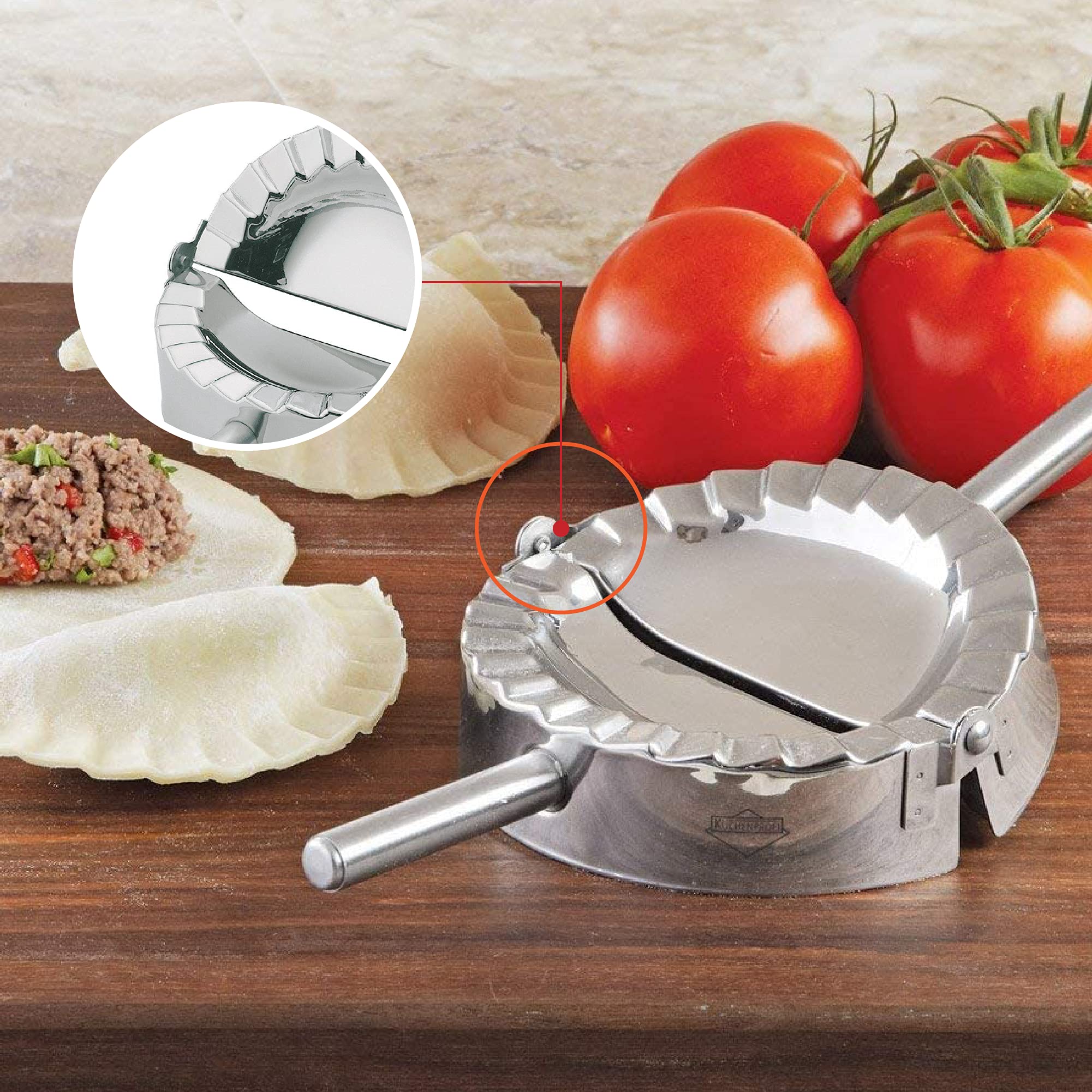 Kchenprofi Ravioli Pierogi, And Dumpling Maker, 18/8 Stainless Steel Press, Perfect For Molding And Sealing Fresh Stuffed Pasta