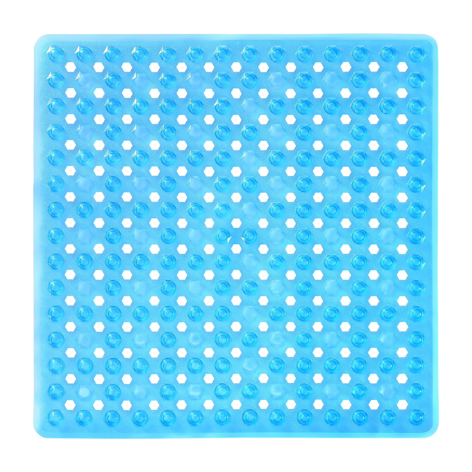 Yimobra Square Bathtub Shower Mat, Non Slip Bath Mats For Tub With Drain Hole And Suction Cups, Soft On Feet, Machine Washable,