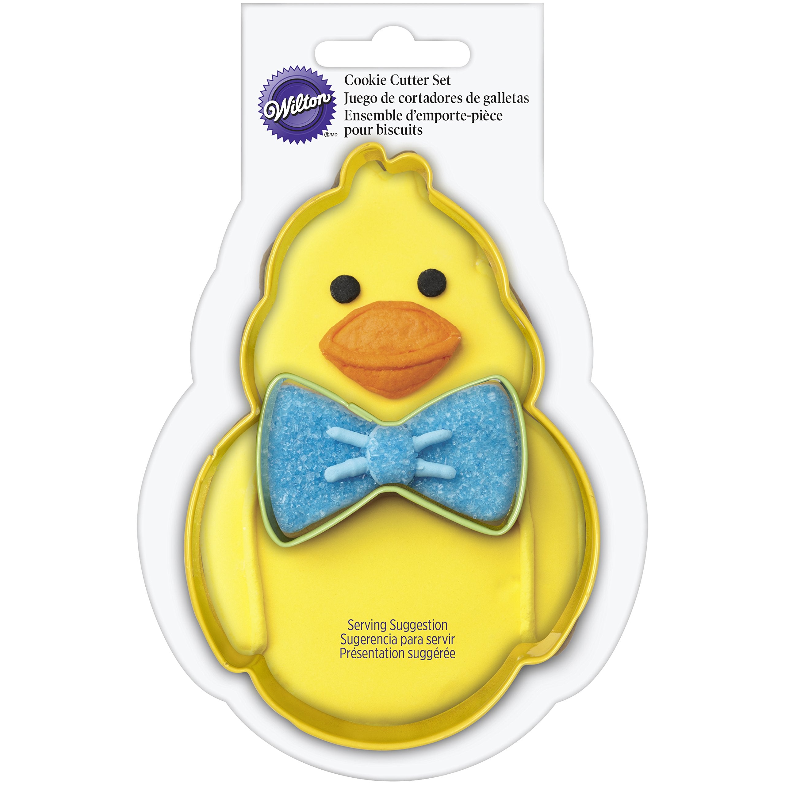 Wilton 2-Piece Duck And Bowtie Cookie Cutter Set, Assorted