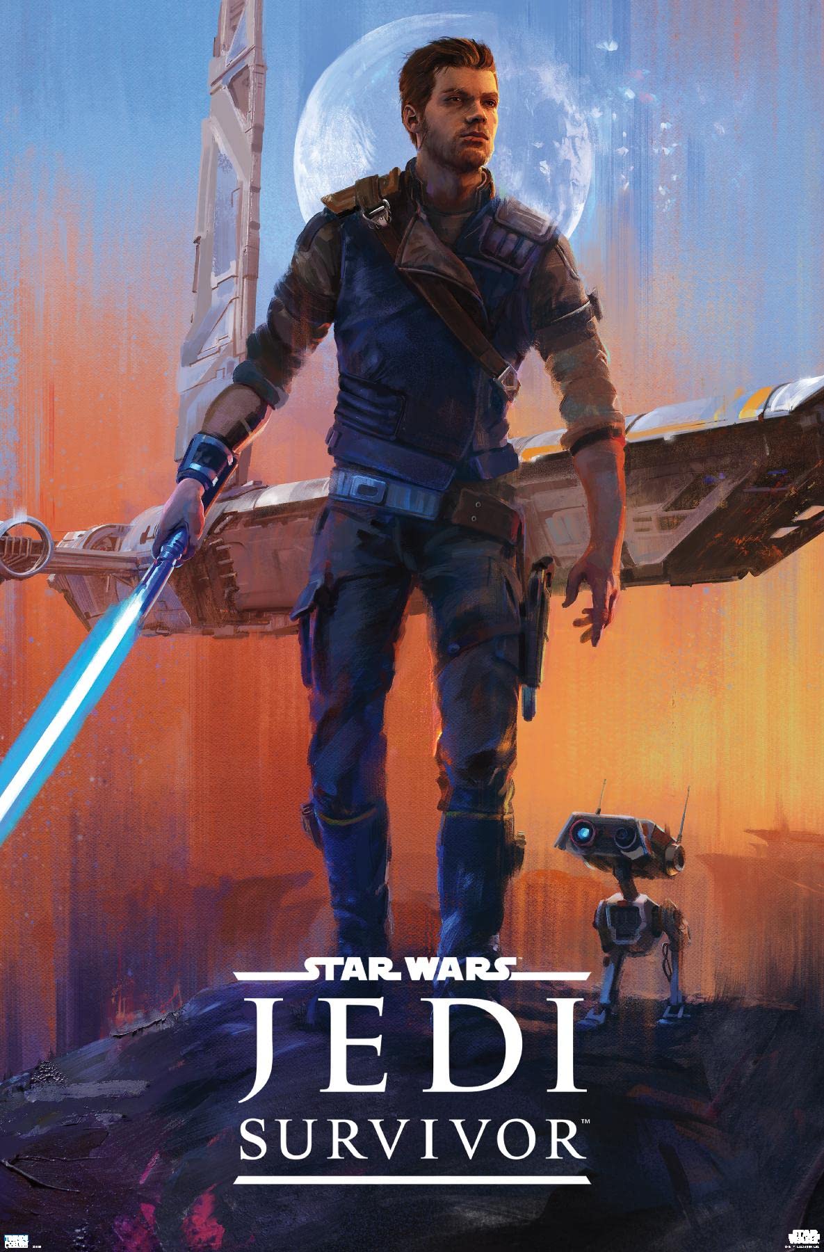 Trends International Star Wars: Jedi: Survivor - Deluxe Key Art Wall Poster, 22.375'' X 34'', Premium Unframed Version