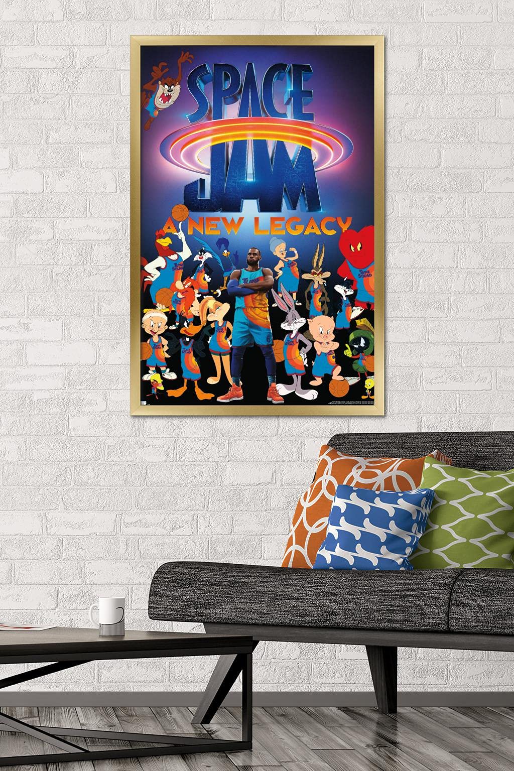 Trends International Space Jam: A New Legacy - Team Wall Poster, 22.375'' X 34'', Gold Framed Version