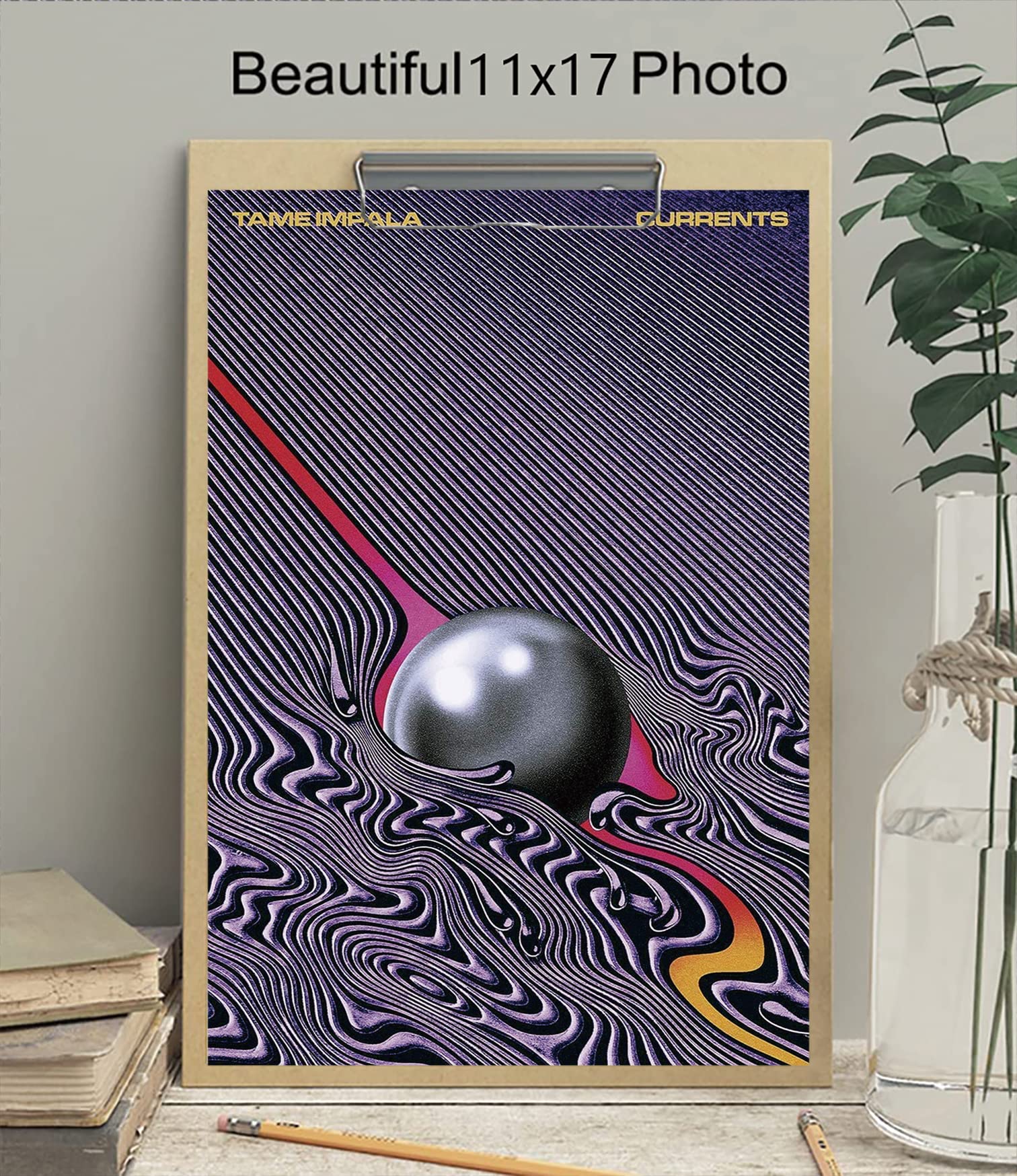 Xihoo Tame Impala Currents - Music Album Cover Poster For Room 12X18 Inches(30Cm X 46Cm) Psychedelic Rock Frameless Gift-Lt-007