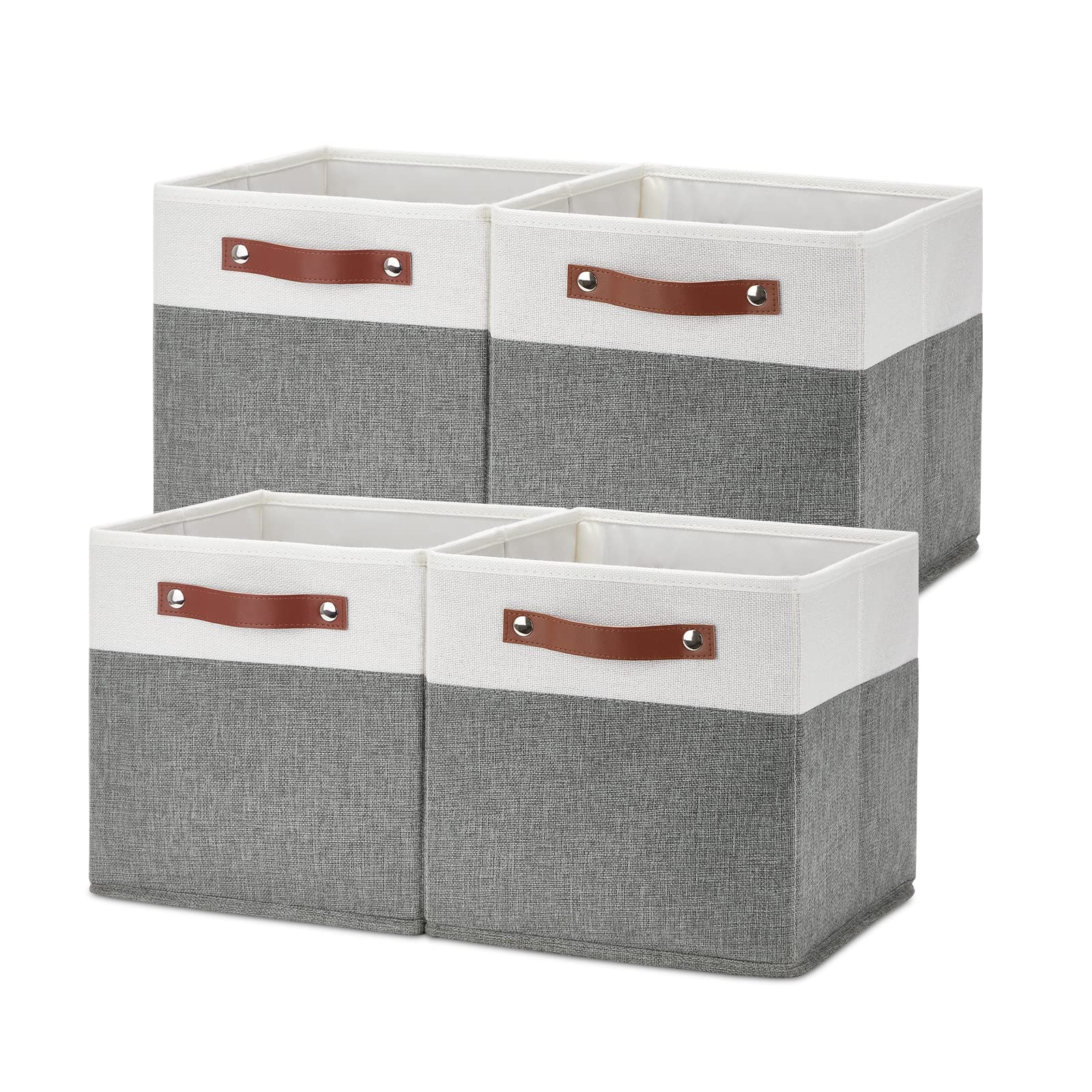 Temary Cube Storage Bins 4 Pack Storage Cubes 11