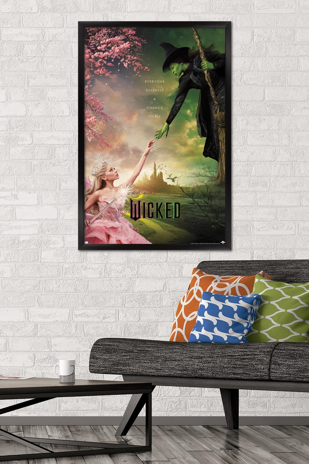 Trends International Wicked - One Sheet Wall Poster, 34L X 22.4W, Black Framed Version