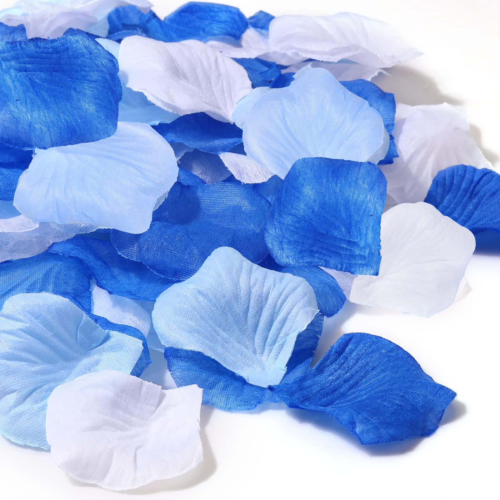 Syhood 1,600 Pieces Artificial Silk Rose Petals False Flowers Decoration Flower Centerpieces for Tables Flower Petals for Weddin