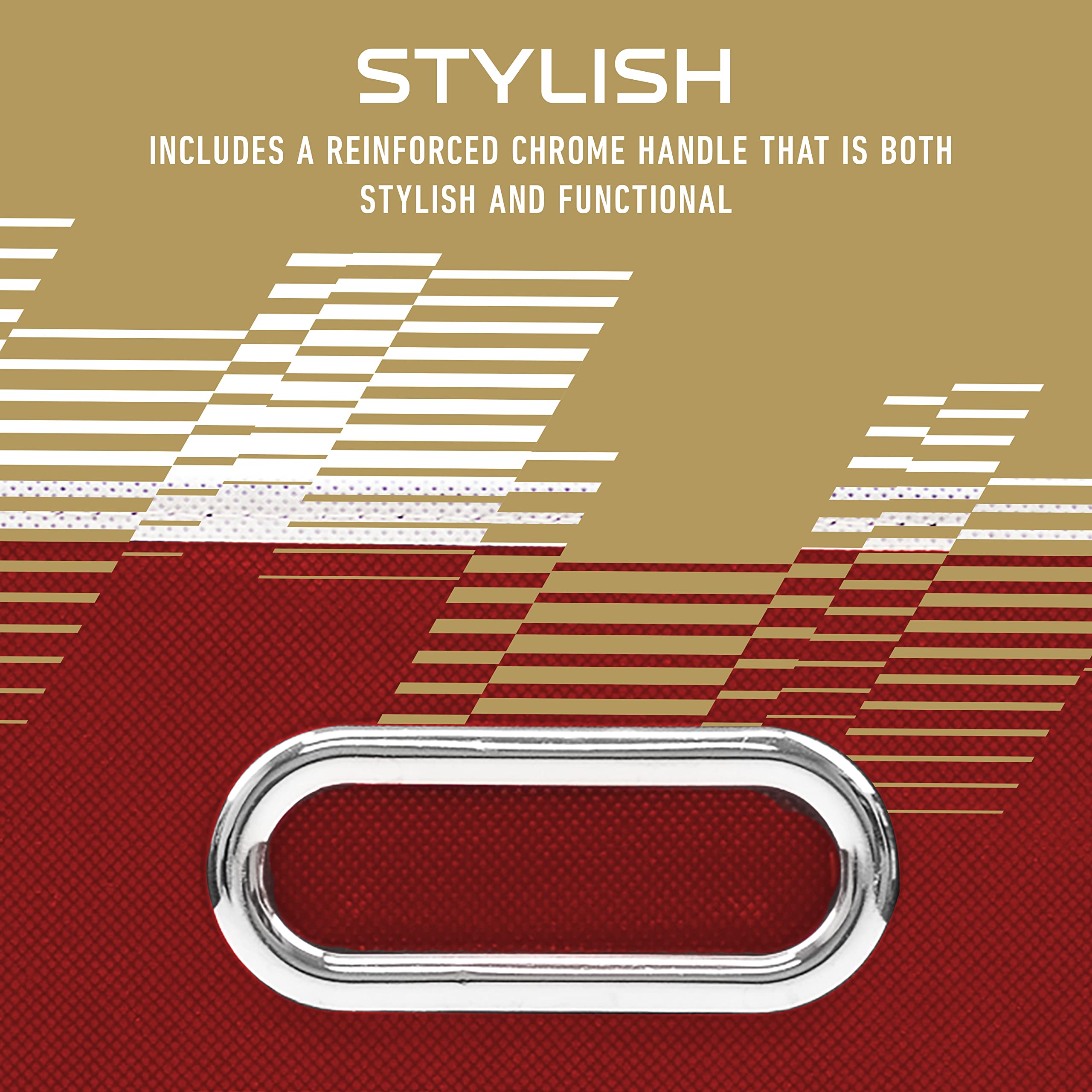 Franklin Sports Nfl San Francisco 49Ers Collapsible Storage Bin Nfl Folding Cube Storage Container Fits Bin Organizers Fabric Nf