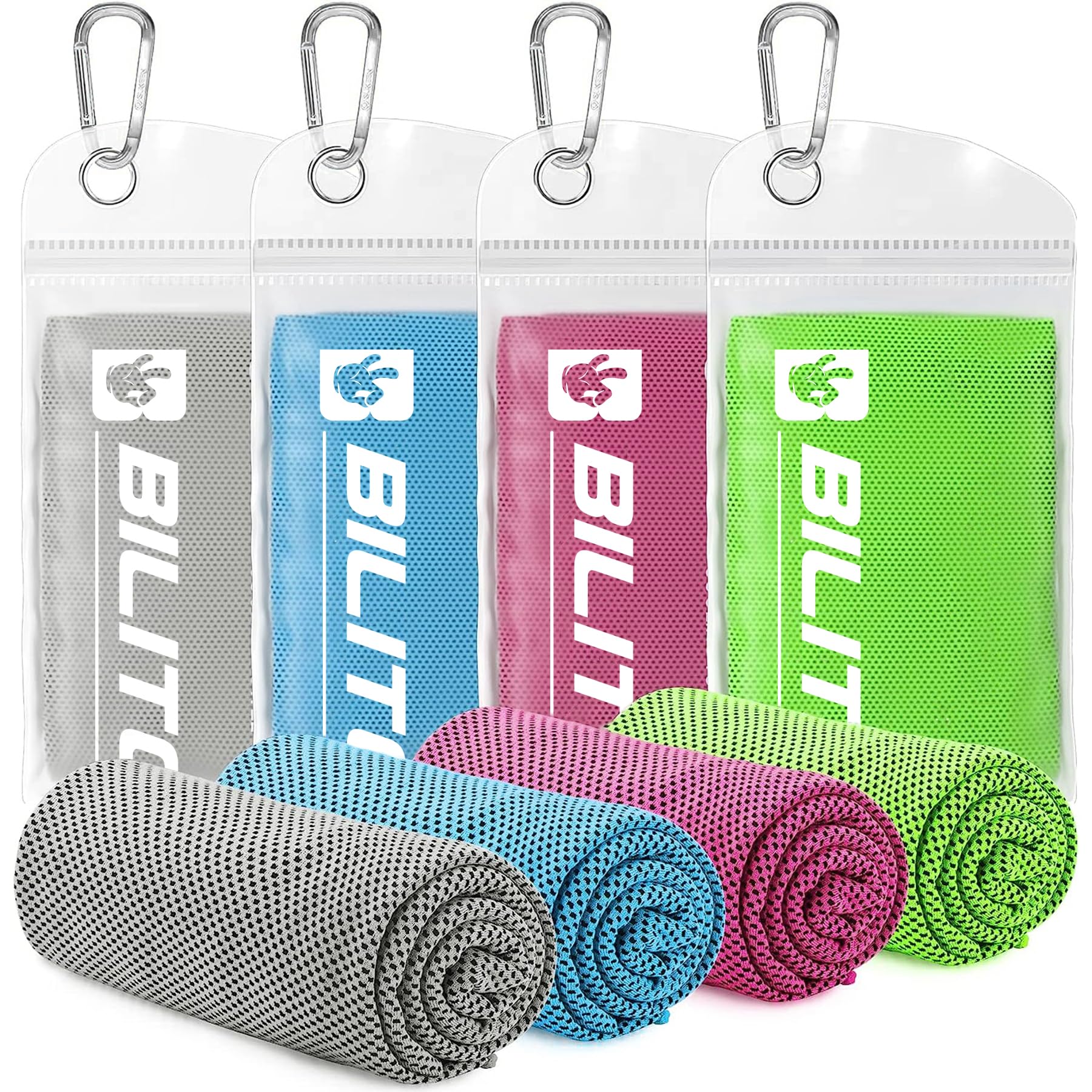 BILITOK Superfiber Ice Towel Neck, Soft Breathable Cold Towel Cooling, Yoga, Sports, Golf, Gym, Camping, Running, Fitness, Exerc
