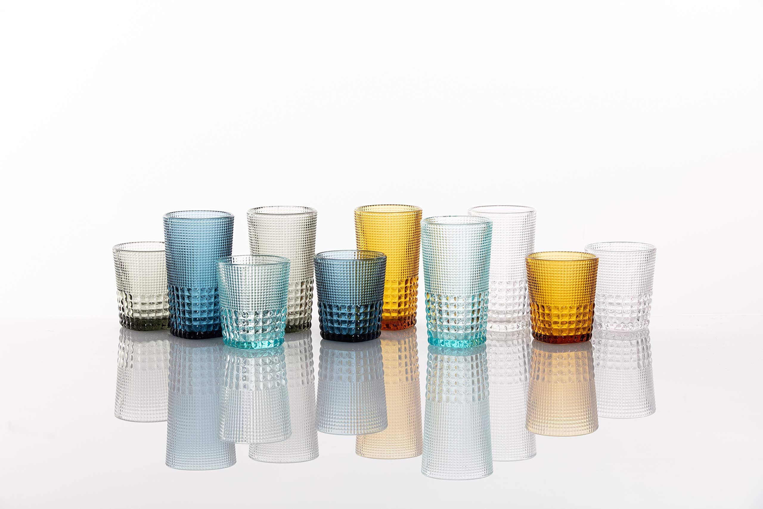 Fortessa Malcolm Iced Beverage Coctail Glass, 15-Ounce, Clear