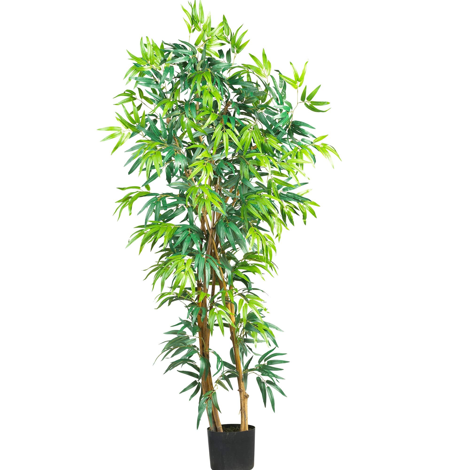 Nearly Natural 5ft. Curved Bamboo Silk Tree