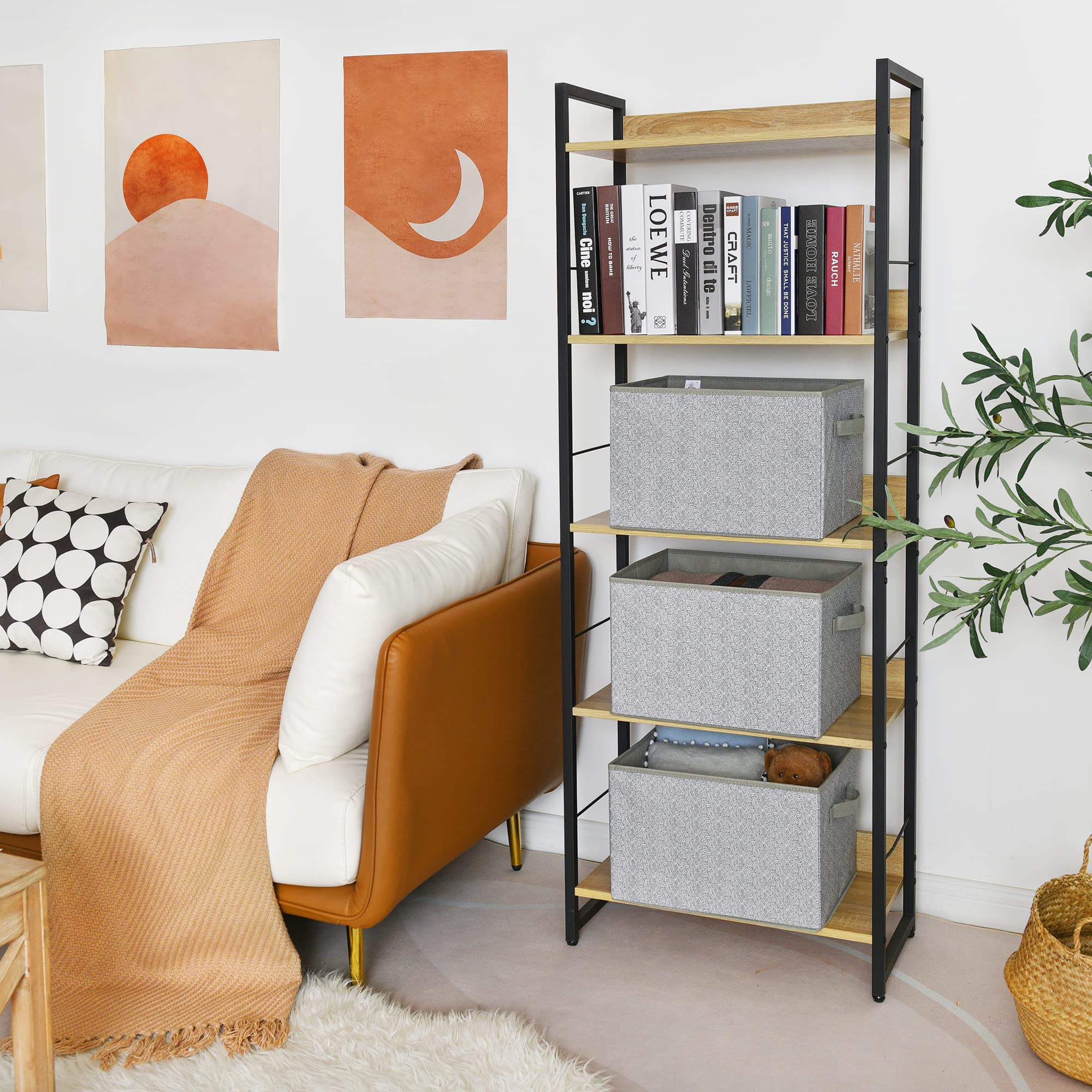 Granny Says Jumbo Closet Storage Bins, Storage Baskets For Organizing, Fabric Storage Bins With Handles, Clothing Storage Contai